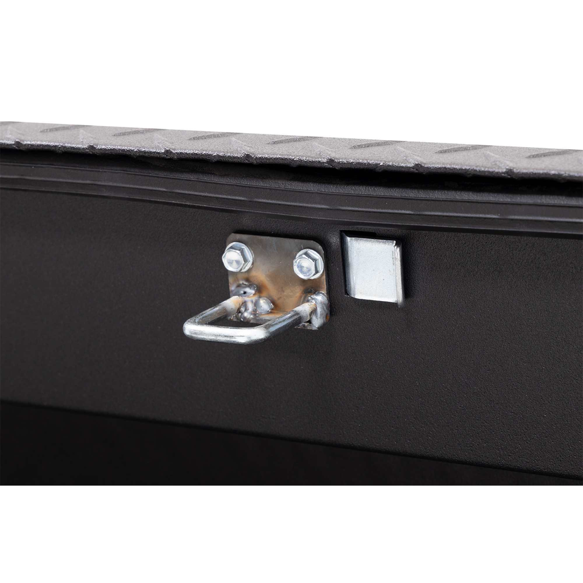 WEATHER GUARD 178-5-04 56" Low Profile Lo-Side Truck Tool Box, 4 cu ft Aluminum, Gloss Black thumbnail 15