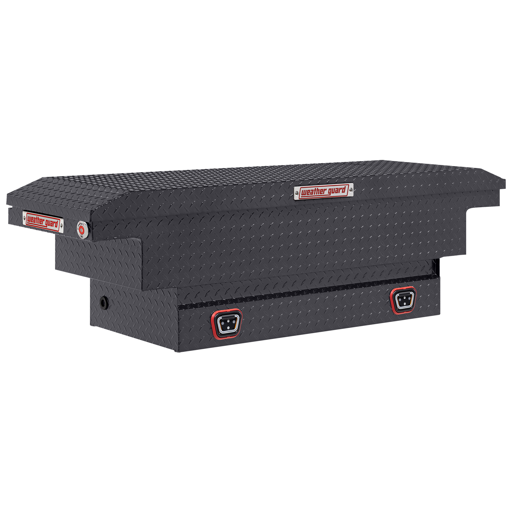 Weather Guard 131-6-04 Aluminum Saddle Tool Box, 8 cu ft, Compact Low Profile, Gunmetal Gray, Tamper Resistant Lock thumbnail 9