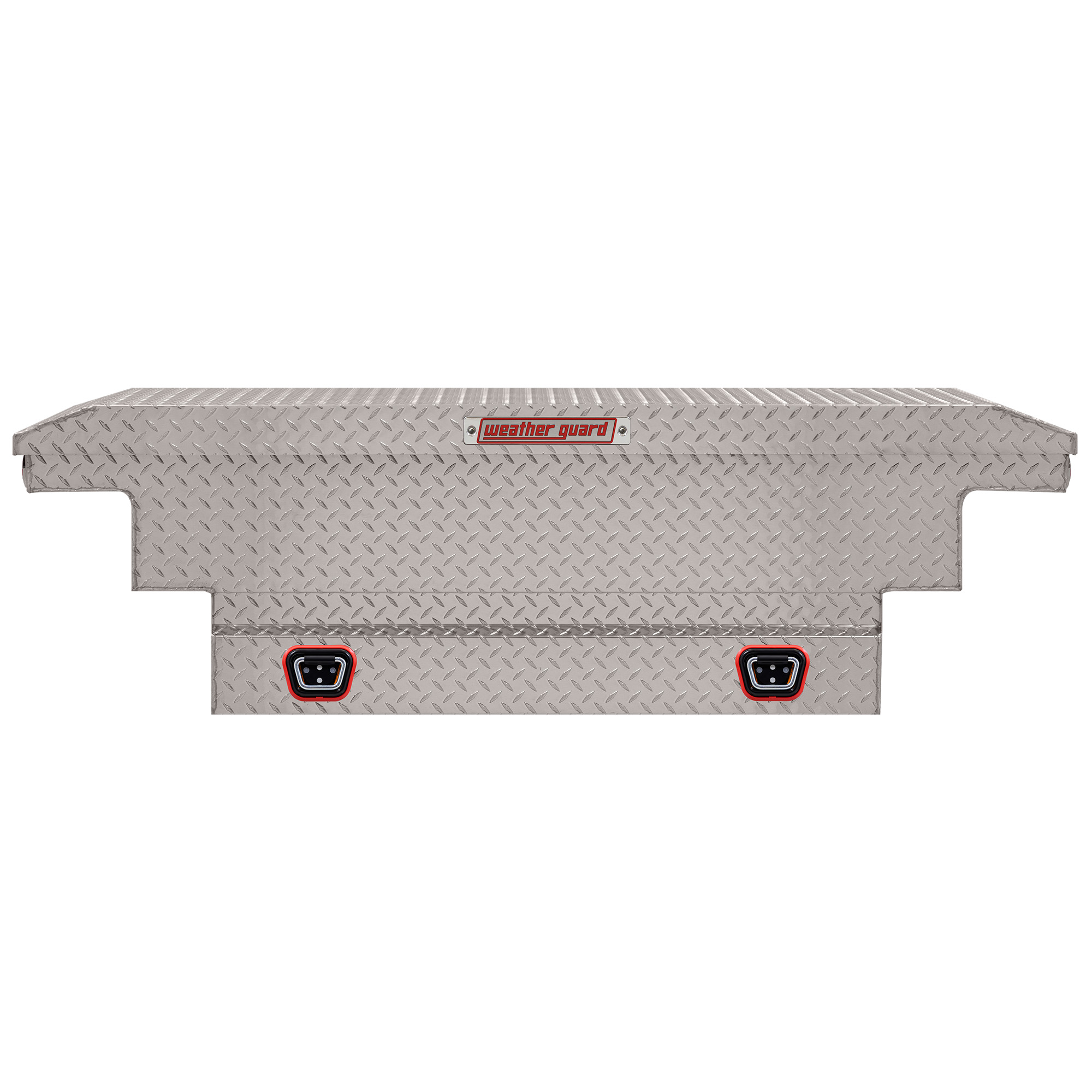 WEATHER GUARD 8 cu ft Aluminum Saddle Box 131-0-04, Compact Low Profile Truck Tool Box with 1KEY Ultralock thumbnail 0