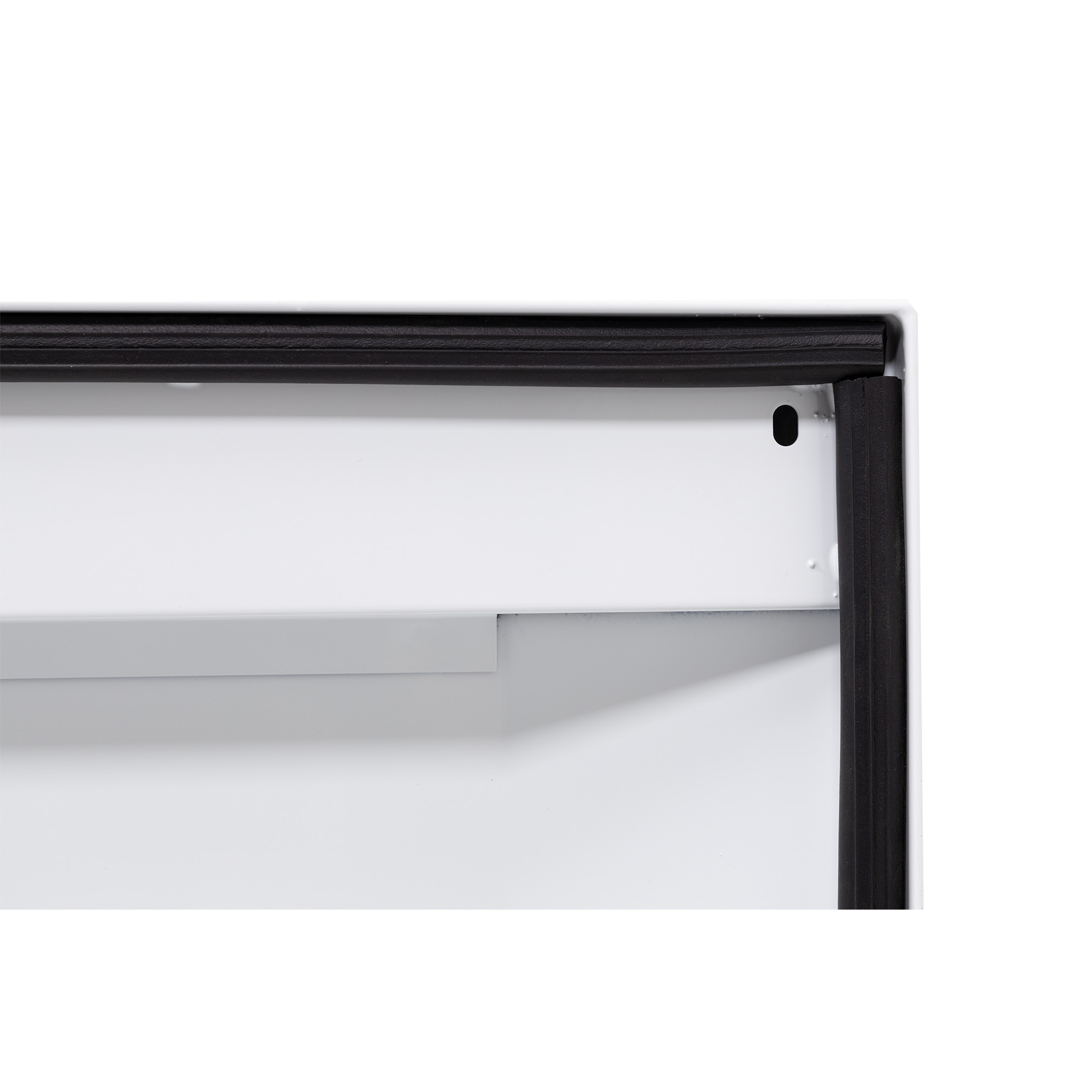 WEATHER GUARD 120-3-04 Steel Saddle Box, 11 Cu Ft, Full Low Profile, White Powder Coat, Tamper Resistant Lock thumbnail 8