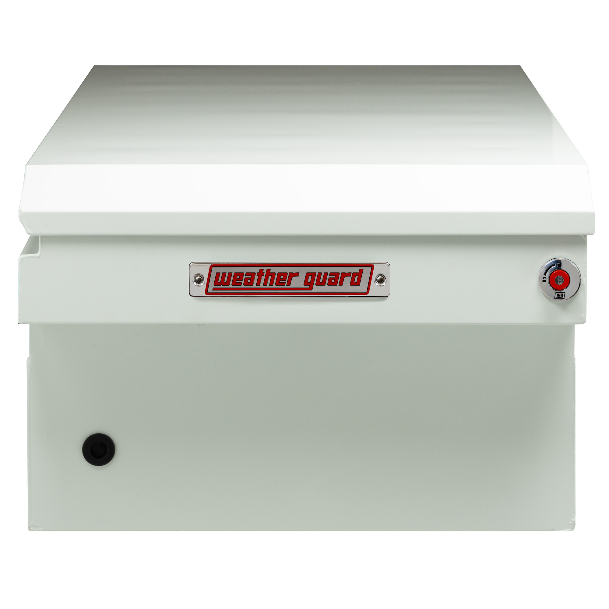 WEATHER GUARD 116-3-04 Steel Saddle Tool Box, 15.5 Cu Ft, Extra Wide, White Powder Coat, Tamper Resistant Lock thumbnail 11
