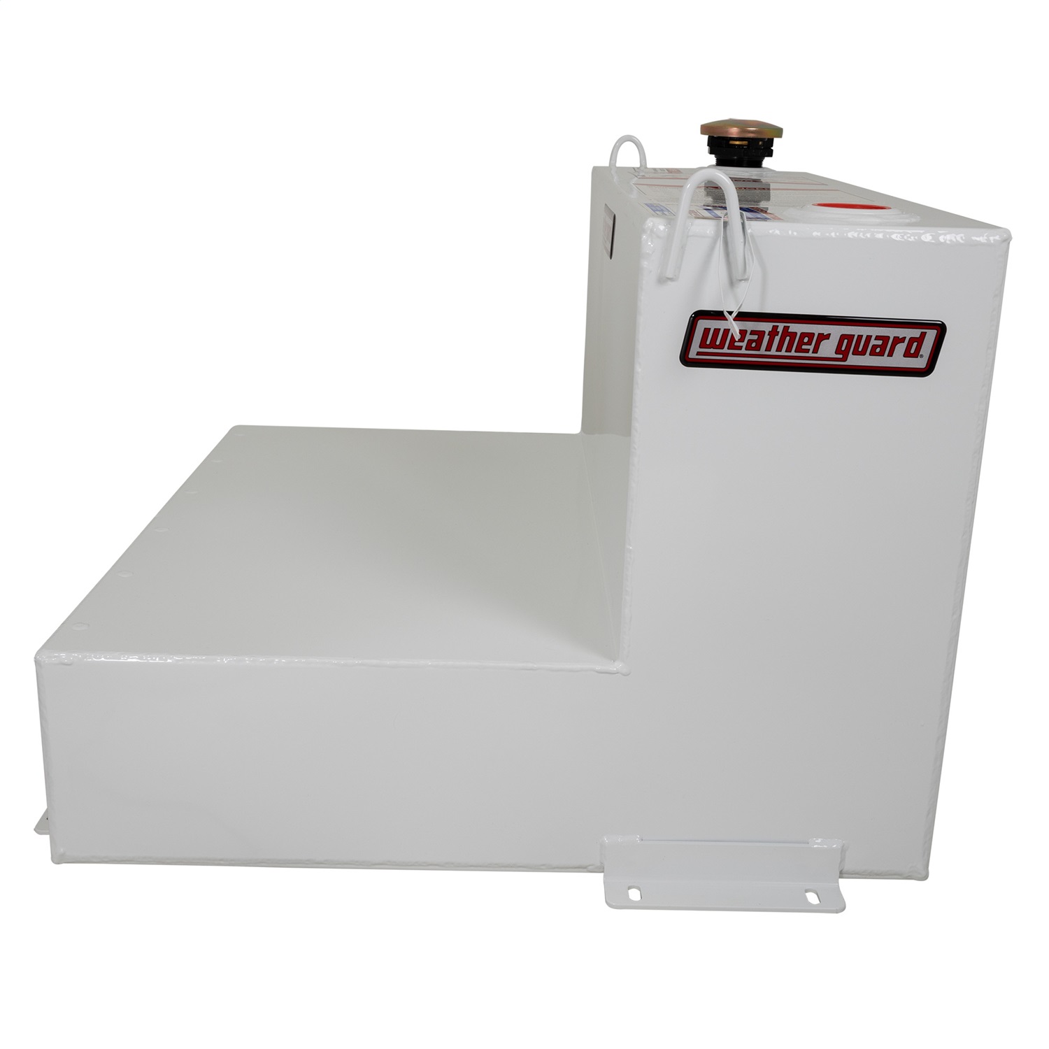 WEATHER GUARD 50 Gal L-Shape Transfer Tank 350-3-02, Bright White Diesel Hydraulic Fluid Tank thumbnail 4