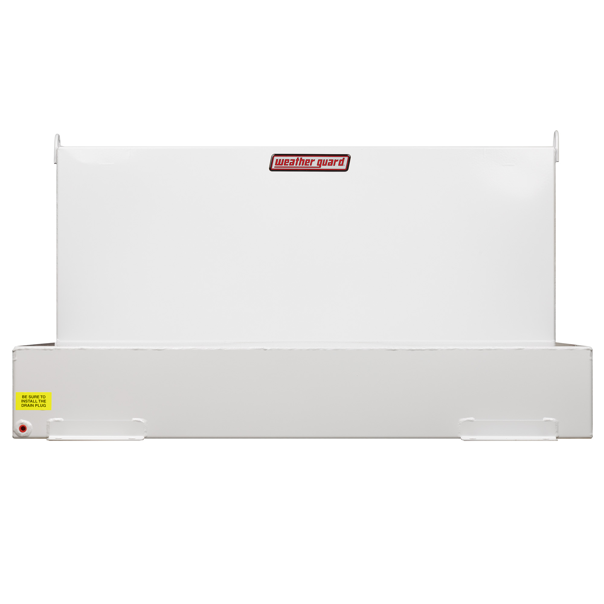 WEATHER GUARD 110 Gallon L-Shape Steel Transfer Tank 362-3-02, Diesel/Hydraulic Fluid, White Finish, Vented Cap thumbnail 0