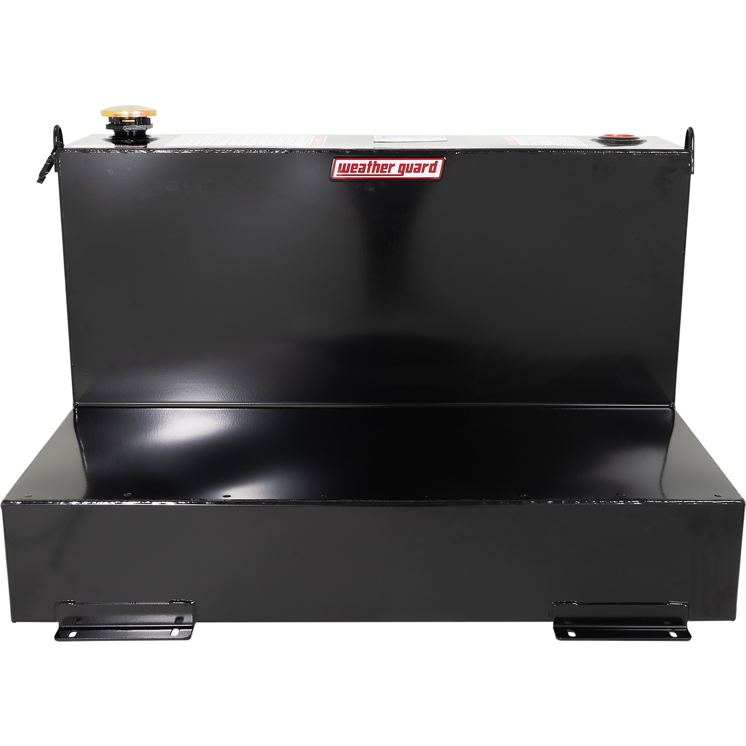 WEATHER GUARD 75 Gal L-Shape Transfer Tank 352-5-02, Diesel/Hydraulic Fluid, Vented Cap, Interior Baffle, Black thumbnail 1
