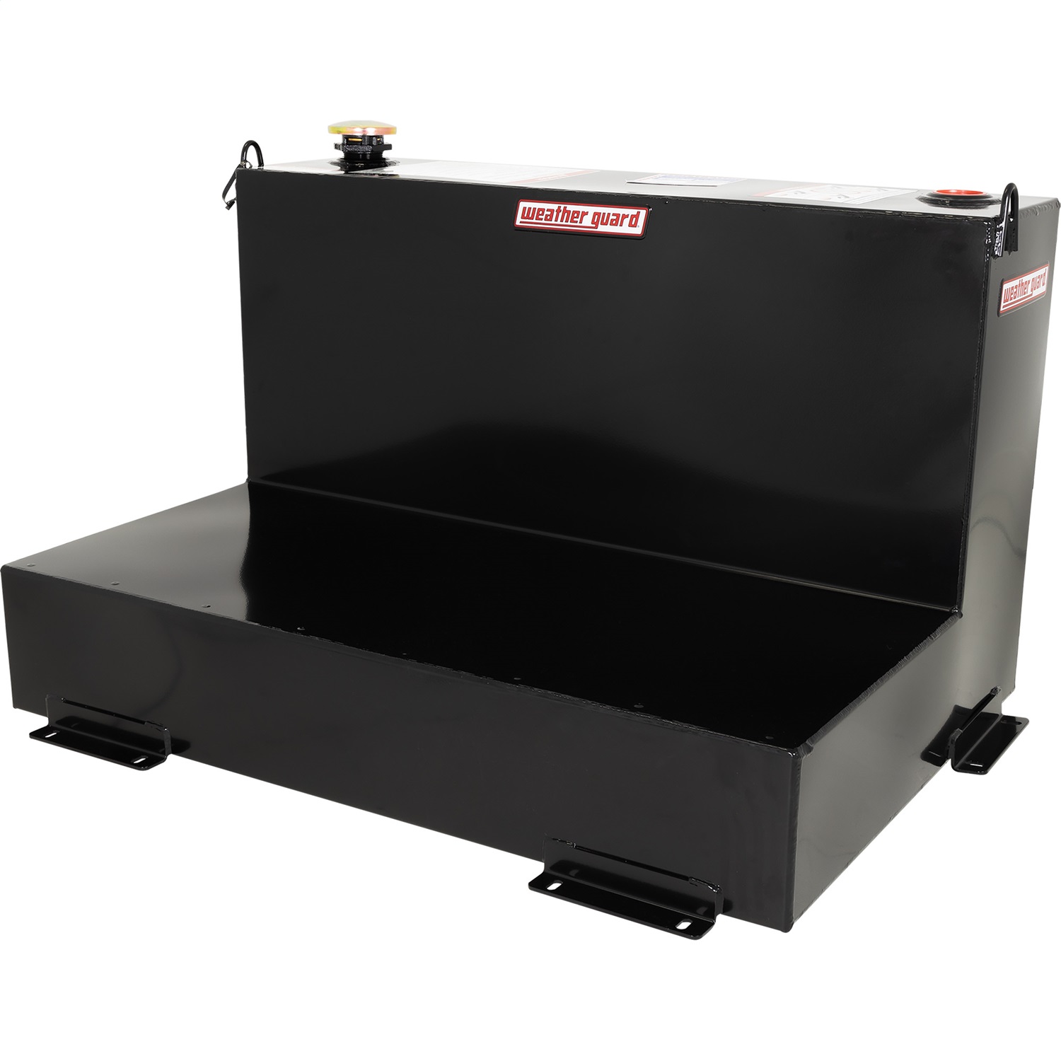 WEATHER GUARD 75 Gal L-Shape Transfer Tank 352-5-02, Diesel/Hydraulic Fluid, Vented Cap, Interior Baffle, Black thumbnail 2