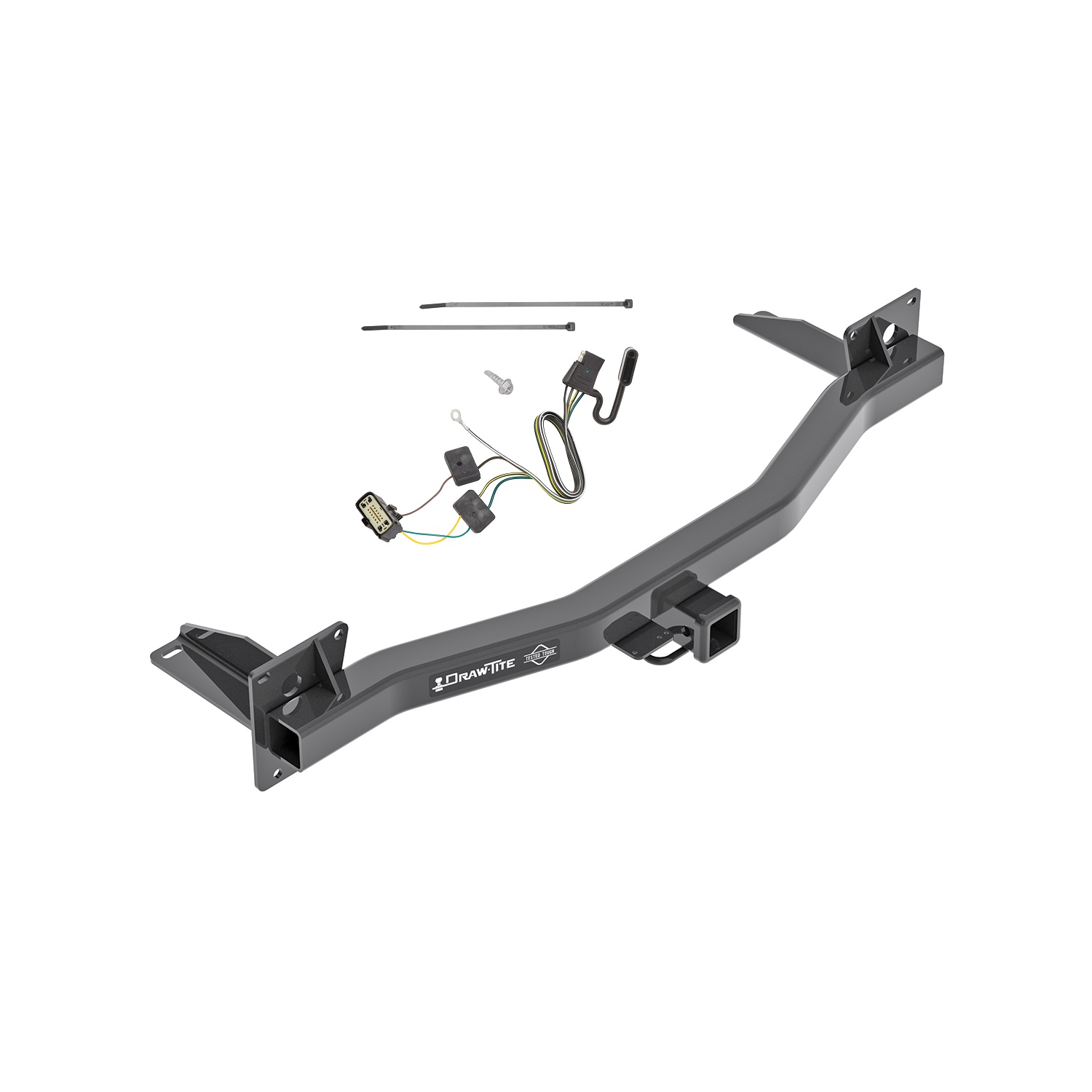 2021-2024 Buick Enclave Draw-Tite Class 3 Trailer Hitch, 2 Inch Square Receiver Bundle w/ Plug-n-Play T-One Wiring Harness thumbnail 0