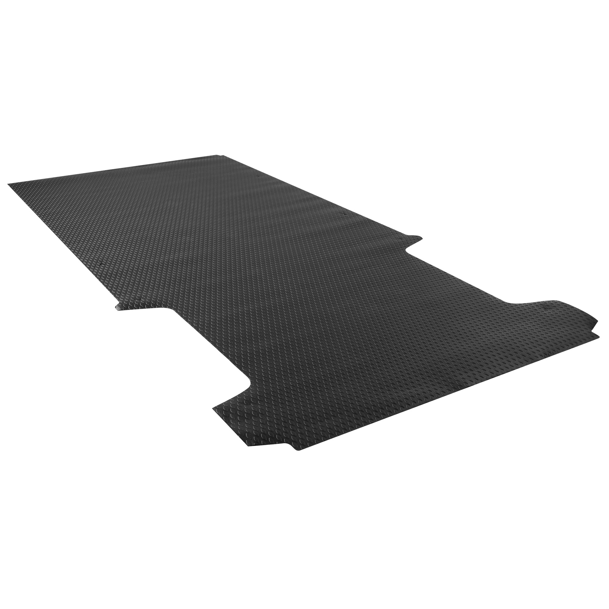 WEATHER GUARD 89022 Van Floor Mat, 159" Wheelbase, 73.75" x 143" x 0.1875", Black Thermoplastic Rubber Diamond Pattern thumbnail 0