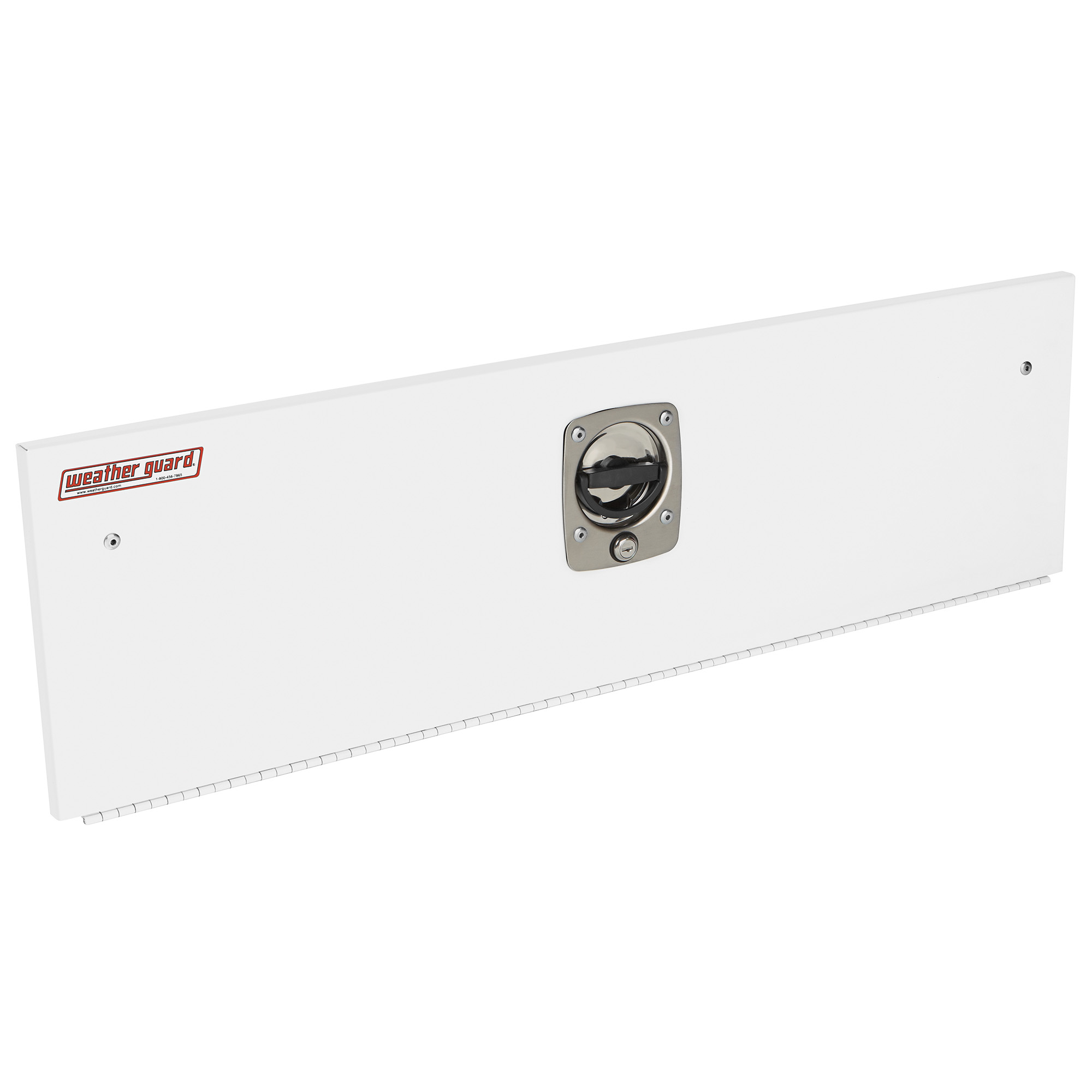 Weather Guard 9504-3-01 Shelf Door Unit, 38.5" W x 10.5" H x 1" D, White Steel Van Storage Cabinet Door thumbnail 0