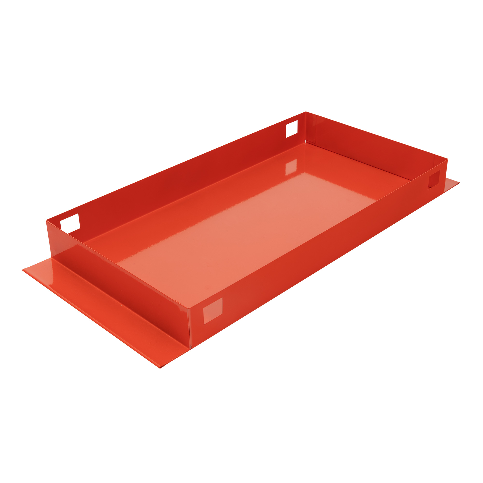 Weather Guard 617 Steel Accessory Divider Tray, 26.5" x 14" x 3", Red Powder Coat, Van Storage System thumbnail 3