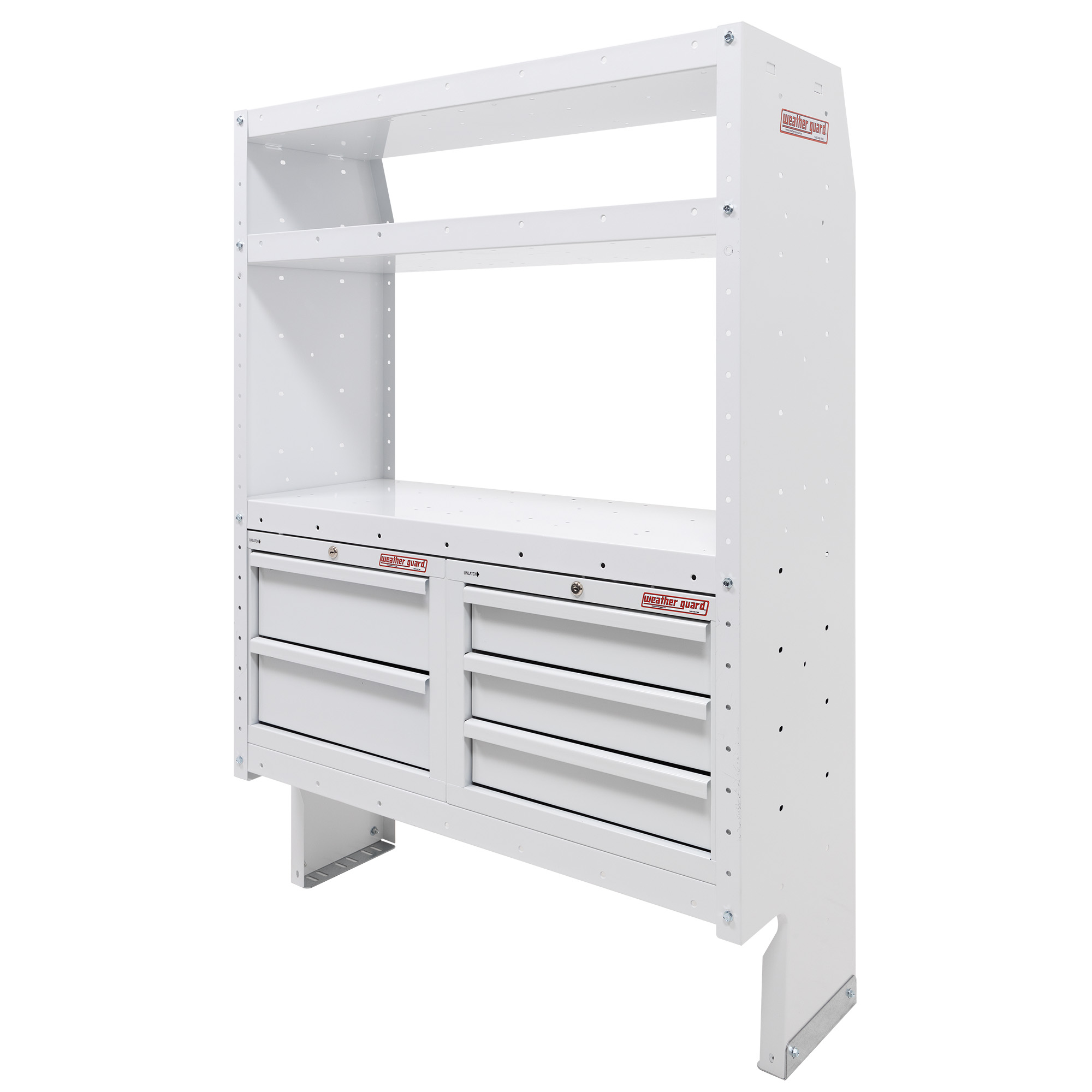 WEATHER GUARD 9045-3-03 Secure Storage Module Cabinet, Five 5 Drawer Van Storage System thumbnail 3