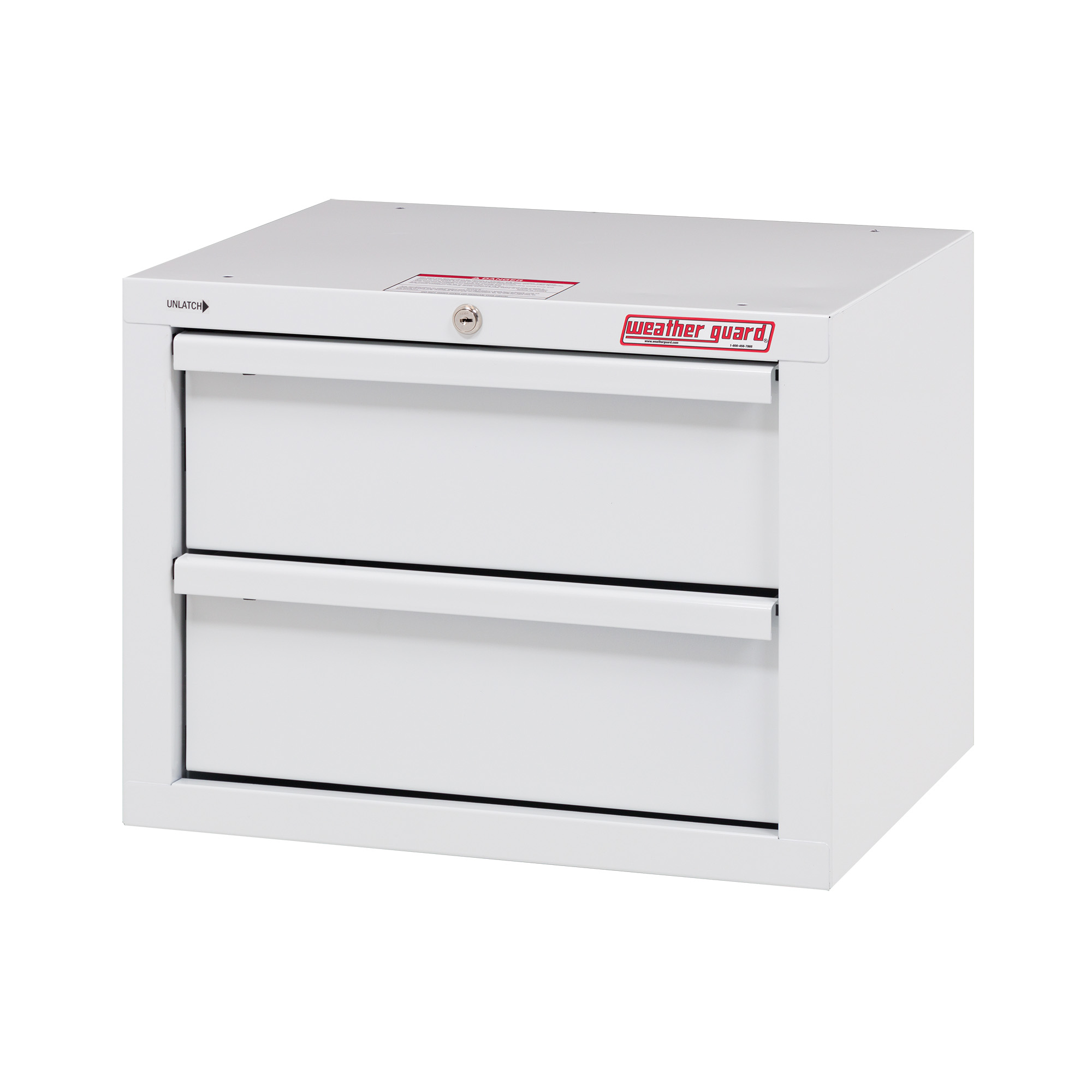 WEATHER GUARD 902-3-01 Secure Storage Module, Two Drawer Cabinet, Van Storage System thumbnail 1