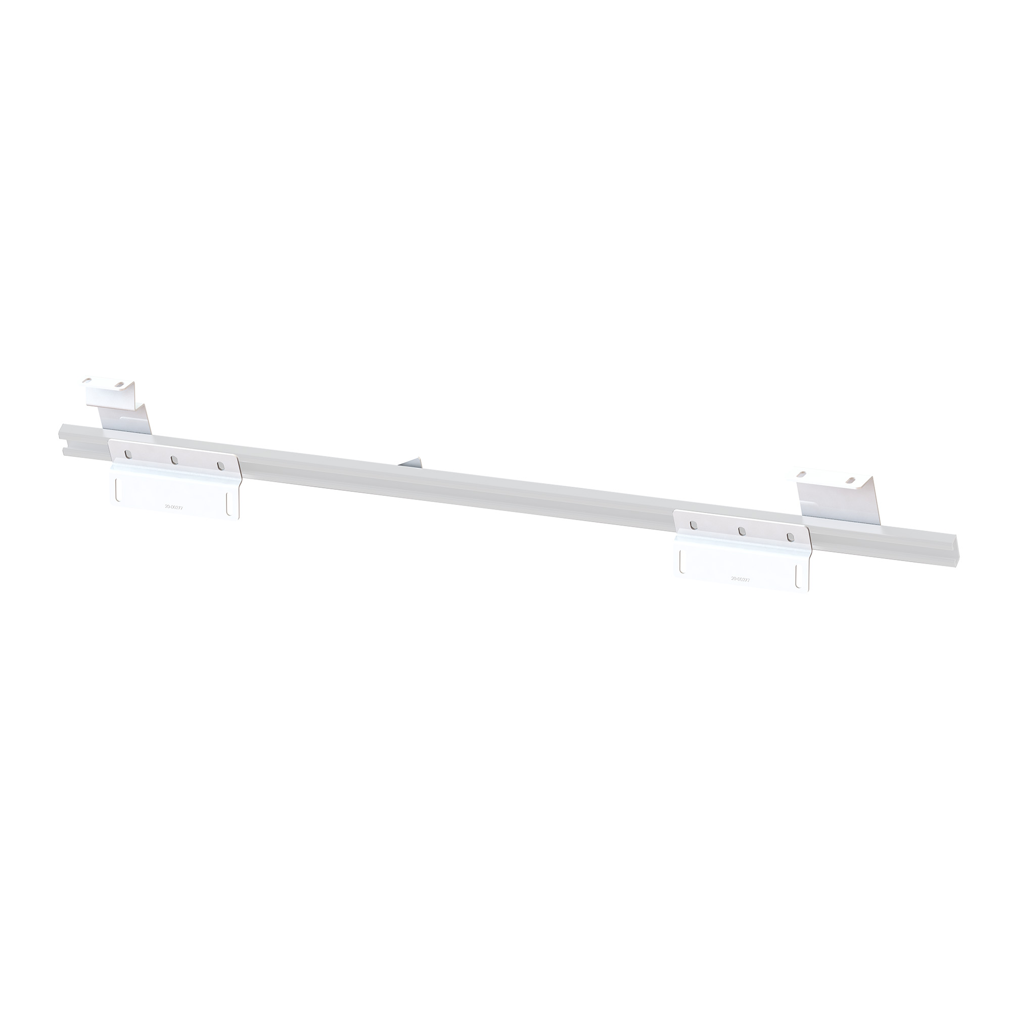 WEATHER GUARD 1.3 ft White Steel Van Shelf Mounting Kit 975401-3-01, Powder Coat Finish, 4-Way Stop System thumbnail 1