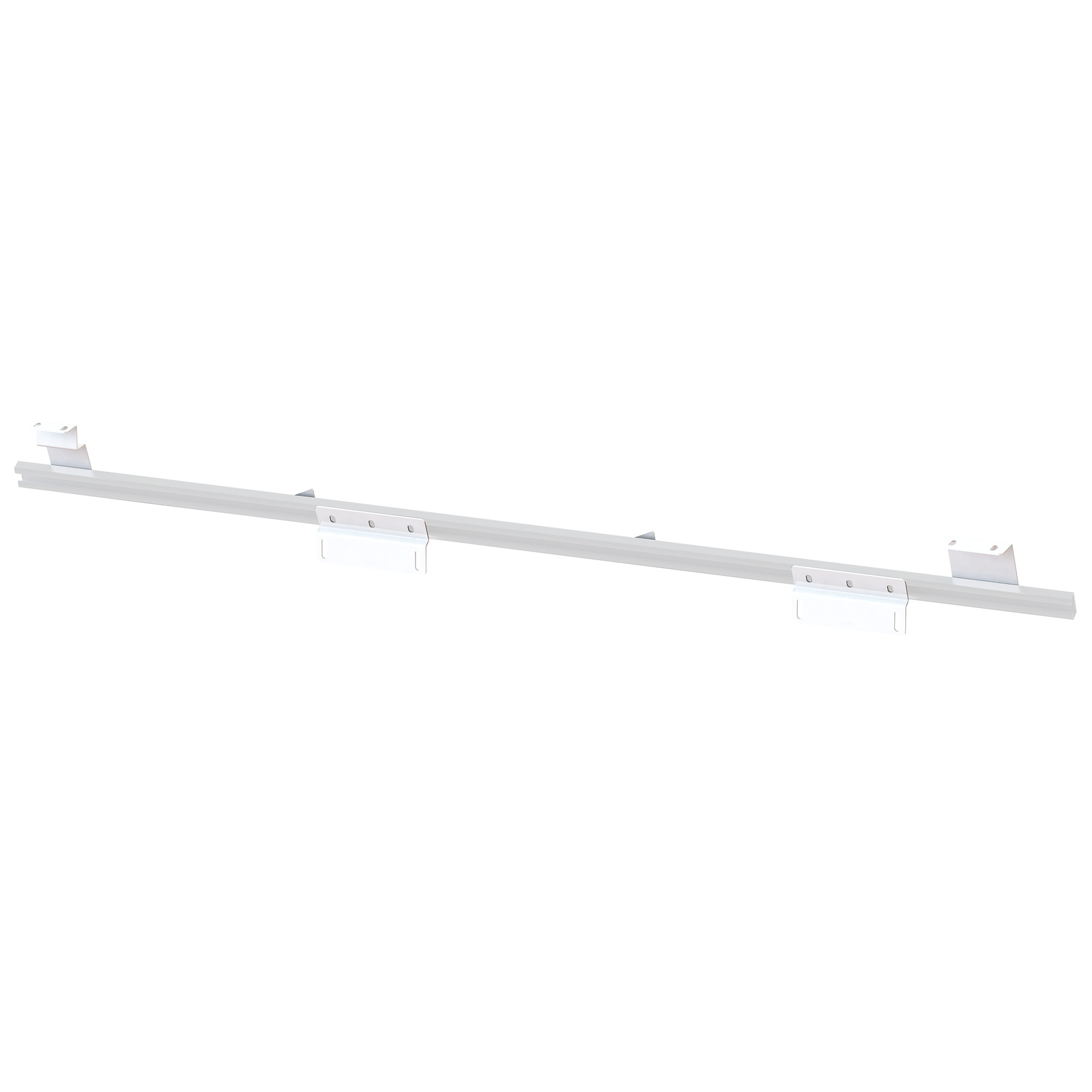 WEATHER GUARD 1.6 ft White Steel Van Shelf Mounting Kit 975402-3-01, Powder Coat Finish, 4-Way Stop System thumbnail 1