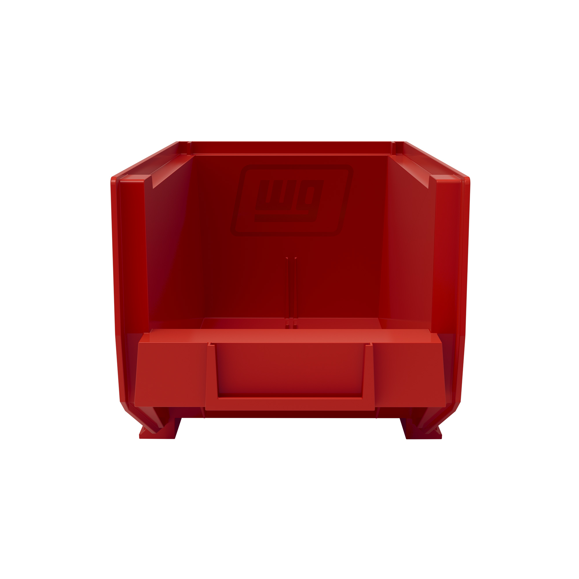 Weather Guard 9855-7-02 Van Storage Bin Set, 6.0 x 7.098 x 13.213, Red Plastic Bins for Van Shelving (3-Pack) thumbnail 0