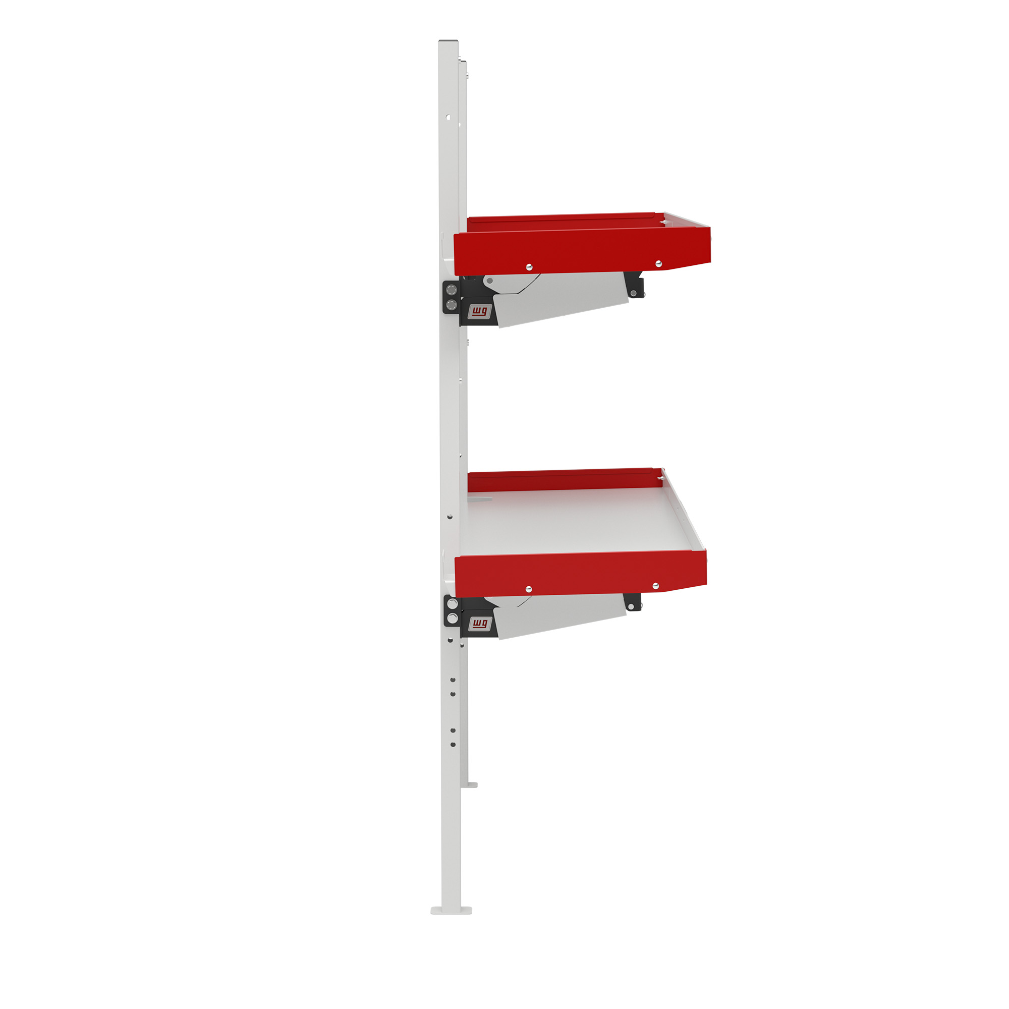 WEATHER GUARD 48" Folding Shelf 9548-3-01, Van Storage System, Heavy-Duty Steel Construction thumbnail 4