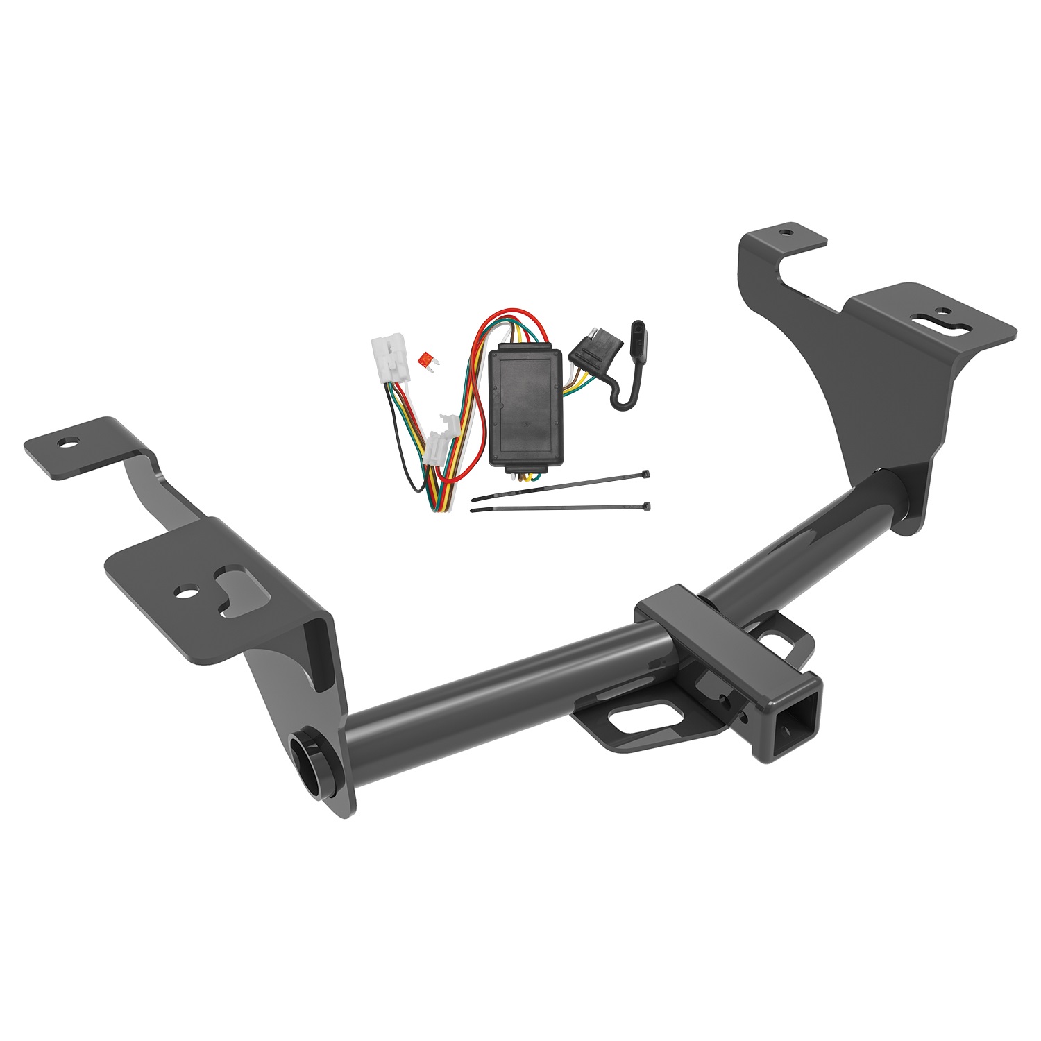 2022-2024 Subaru Outback WagonDraw-Tite Class 3 Trailer Hitch, 2 Inch Square Receiver Bundle w/ Plug-n-Play T-One Wiring Harness thumbnail 0