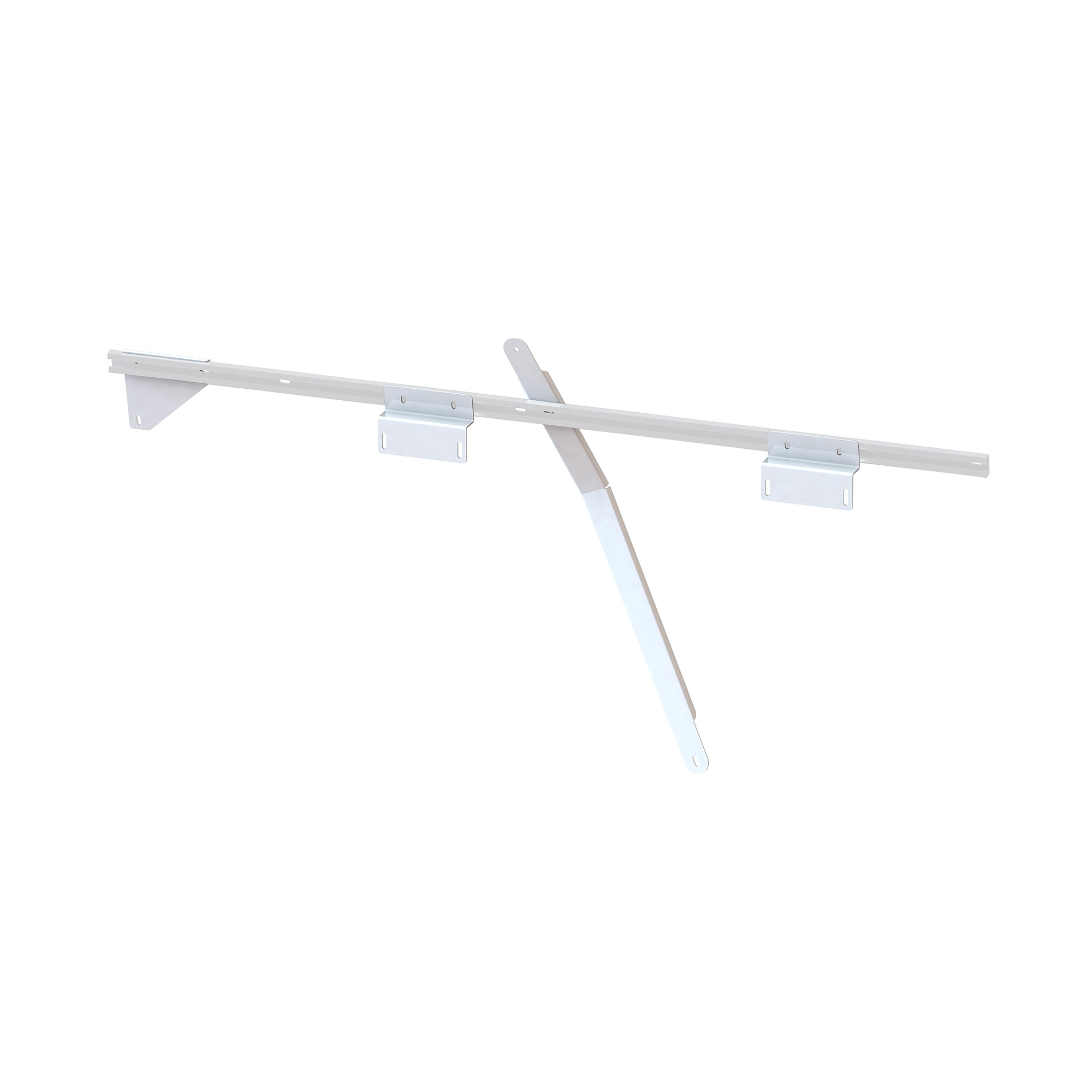 WEATHER GUARD 1 ft White Steel Van Shelf Mounting Kit 975102-3-01, Low-Roof Ford Transit 148" Wheelbase, Powder Coat thumbnail 1