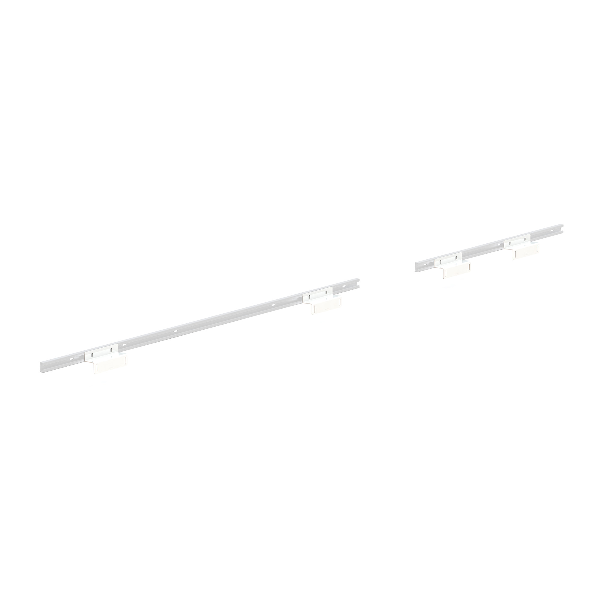 WEATHER GUARD 975203-3-01 Van Shelf Mounting Kit, 0.9 ft, White Steel, Powder Coat, 4-Way Stop System thumbnail 0