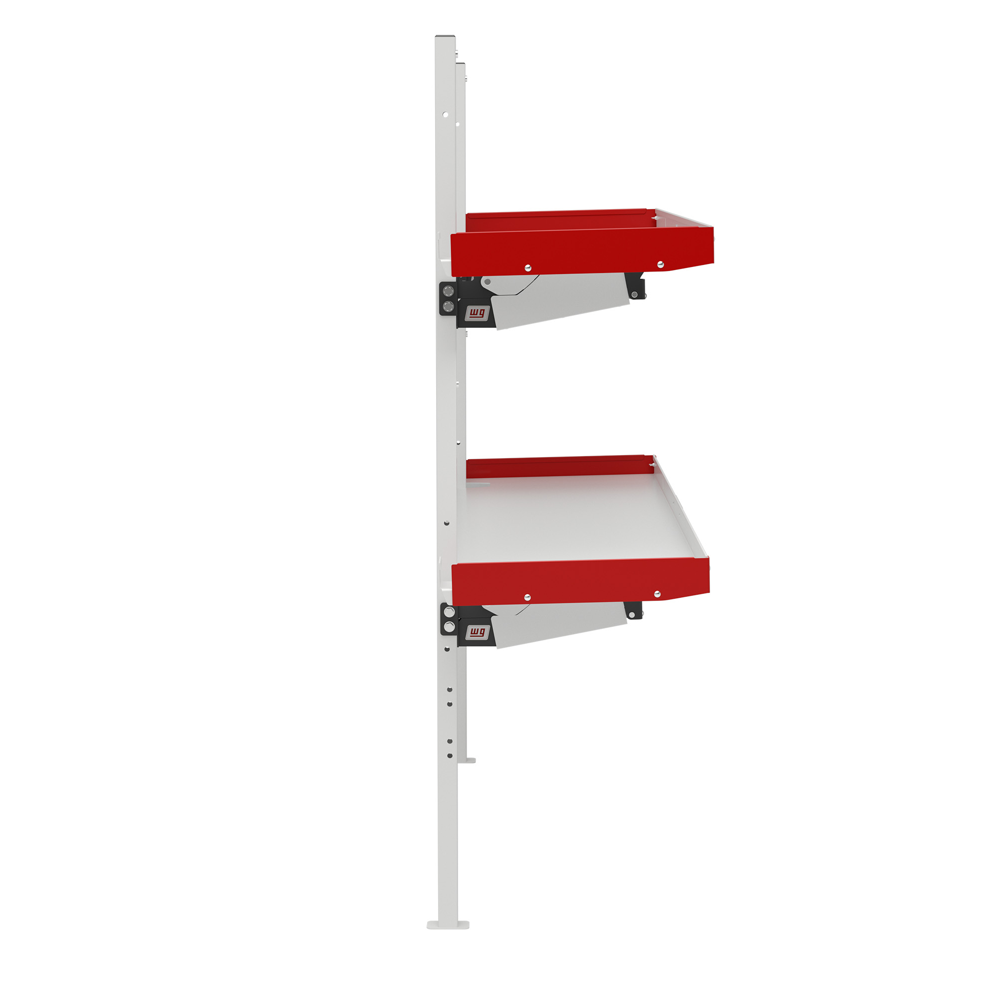 WEATHER GUARD 60" Folding Shelf Van Storage System 9560-3-01, Heavy-Duty Steel Construction thumbnail 4