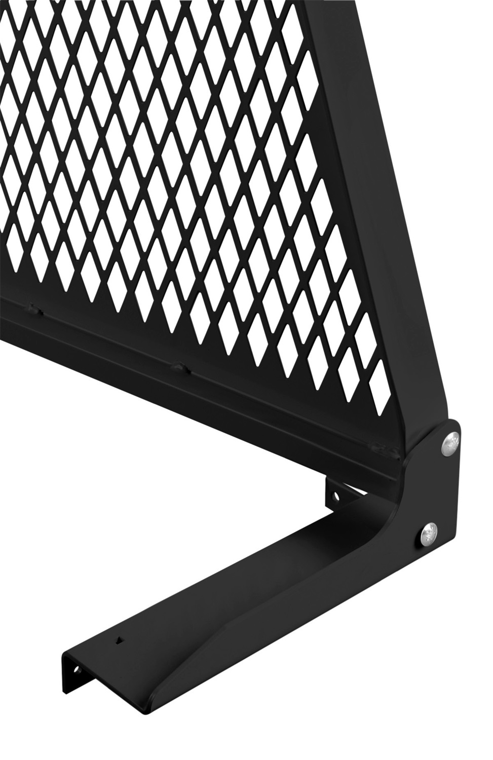 Weather Guard 1916-5-02 Cab Protector Mounting Kit, 63-63.5" Bed Width, 11.25"H x 13.75"L Steel Black thumbnail 0