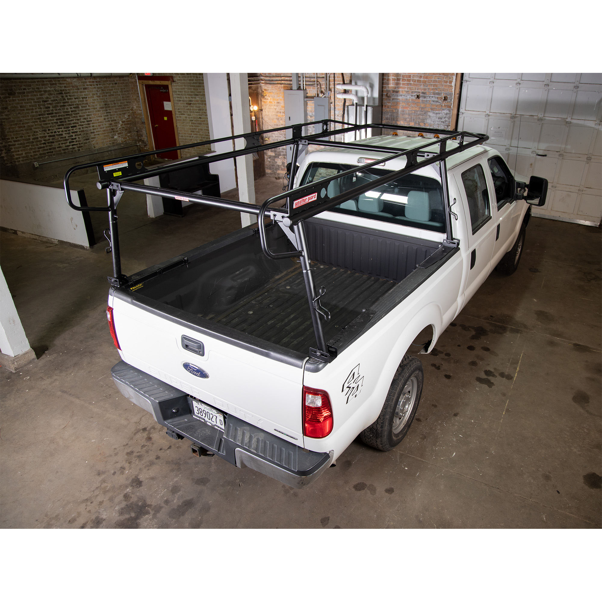 WEATHER GUARD 1700 lbs, Full Size Steel Truck Rack 1175-52-02, Universal Fit 250/2500+ Series, No Drill Install thumbnail 4