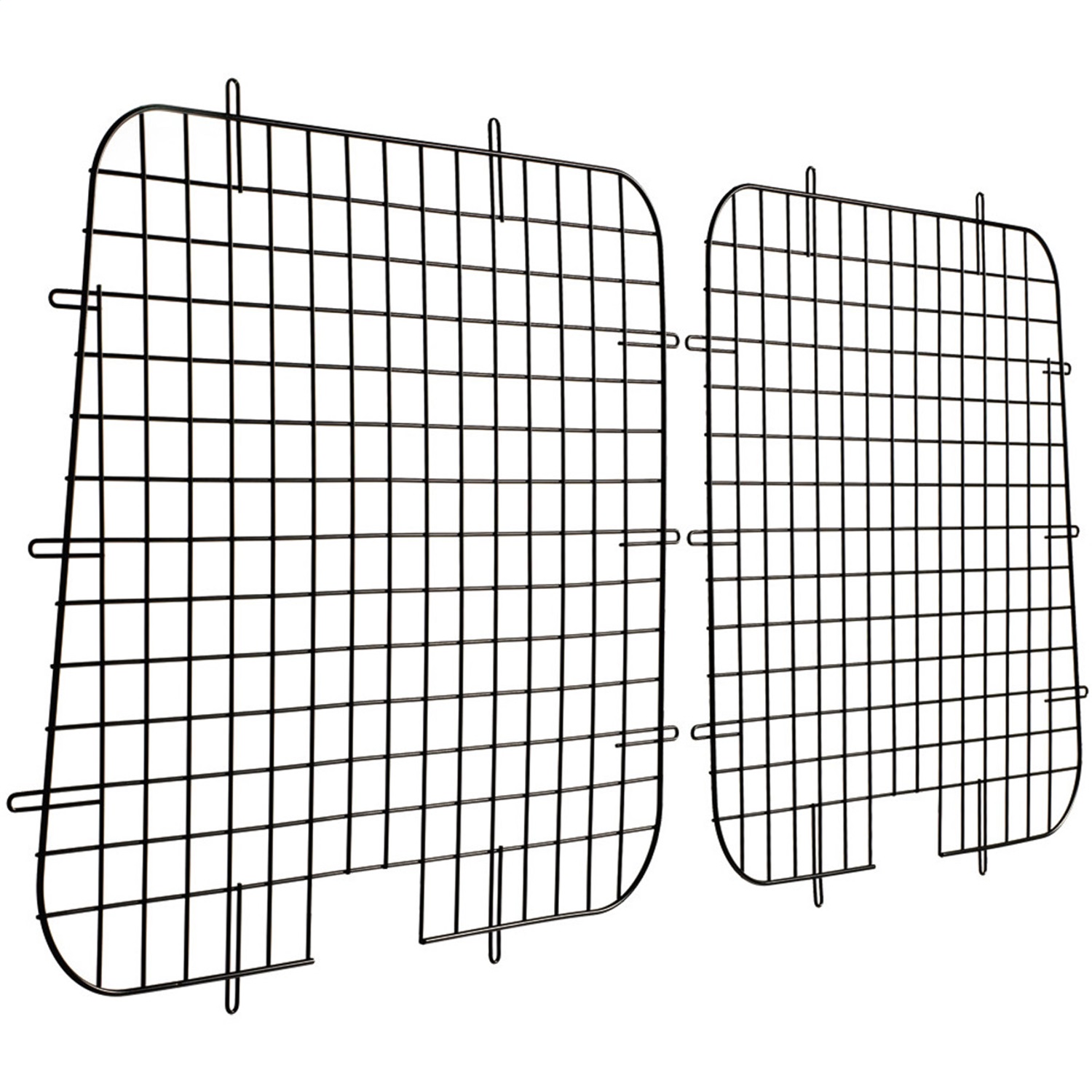 WEATHER GUARD 88041 Window Screens, 33.63" x 27.75", 7 Gauge Steel, Black Powder Coat, Rear Door Sprinter Van Security thumbnail 0