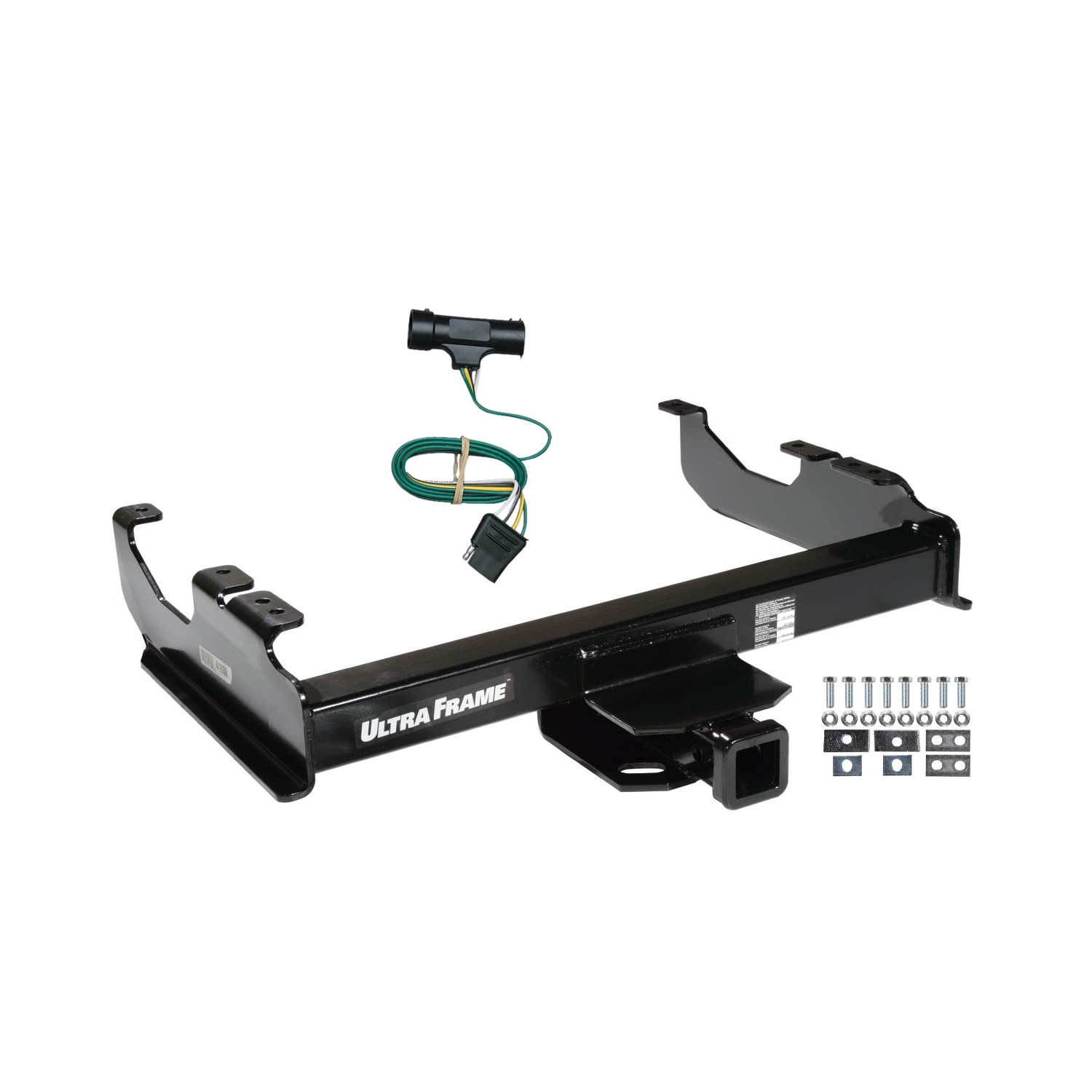 1967-1978 GMC C25 Draw-tite Class 5 Trailer Hitch, 2 Inch Square Receiver Bundle w/ Plug-n-Play T-One Wiring Harness 41938 thumbnail 0