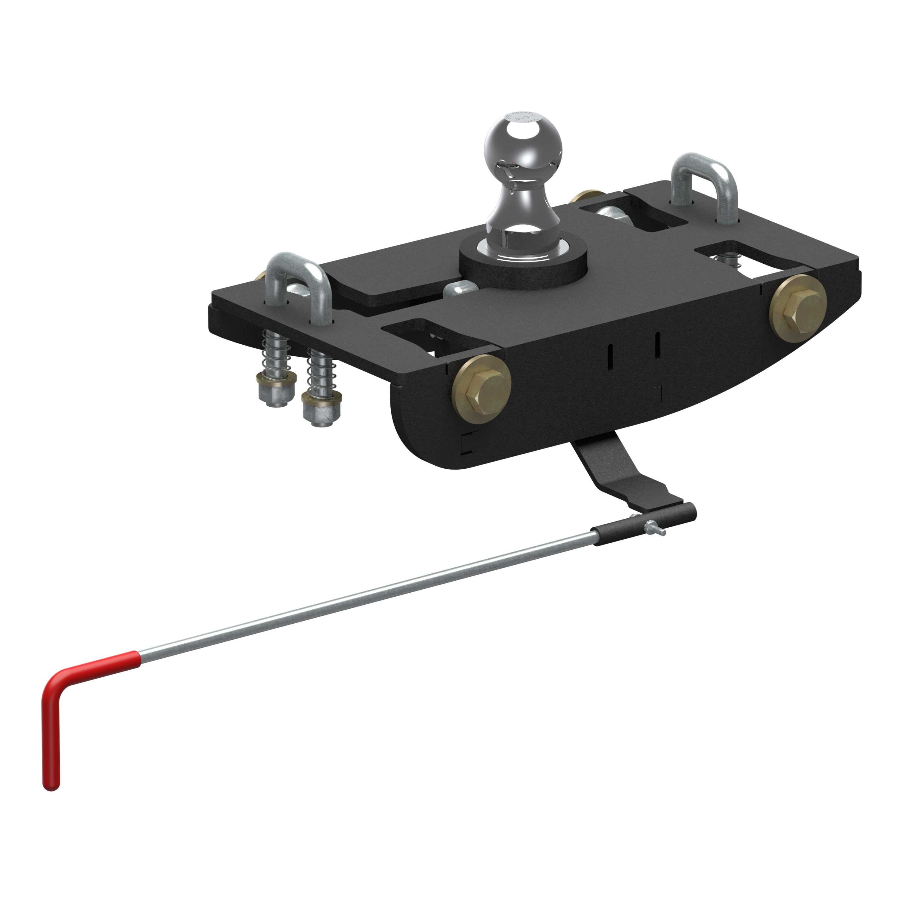 CURT 60705 38K GTW, 9.5K Vertical PowerHaul Double Lock Gooseneck Hitch, Fits Ram 2500/3500 thumbnail 0