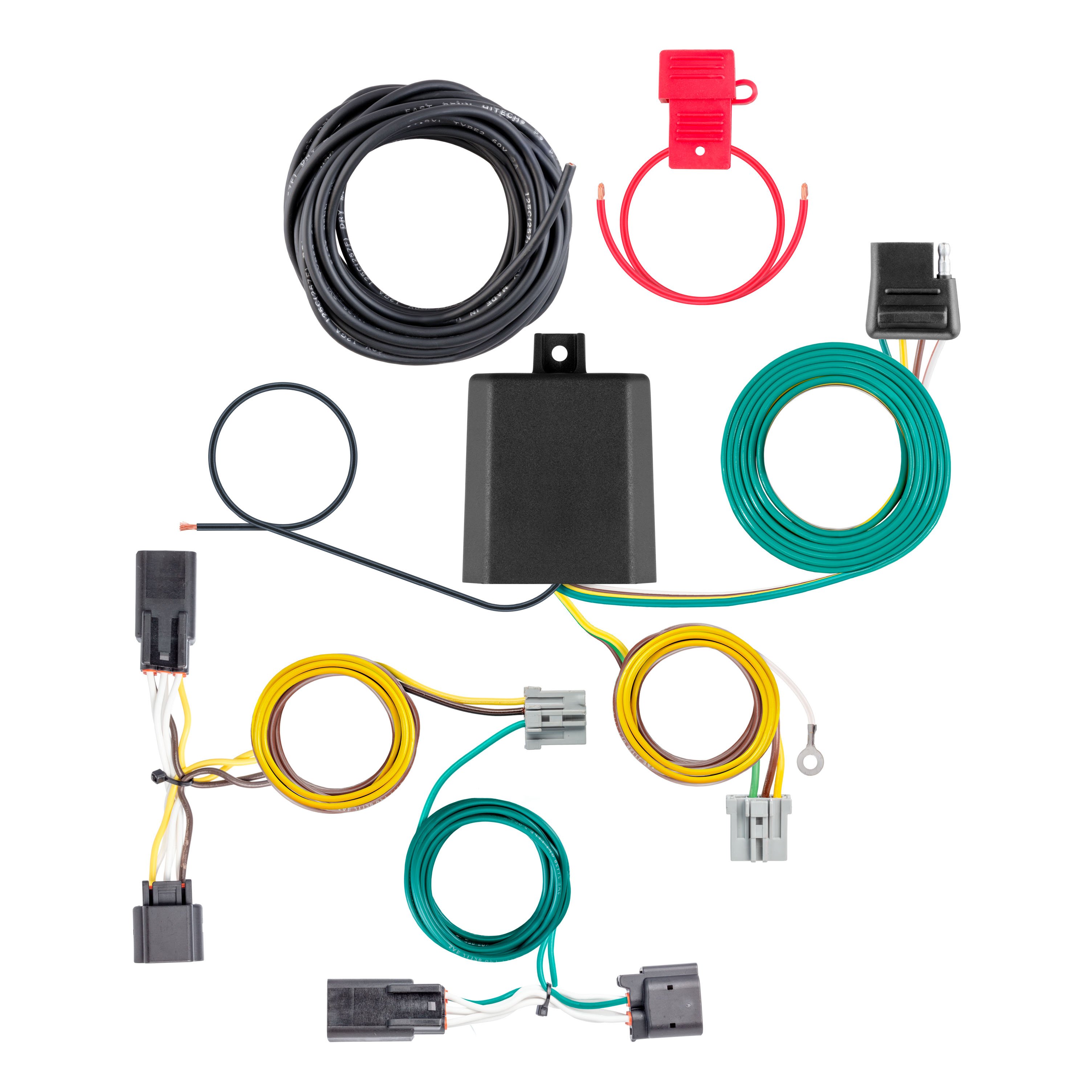 CURT 56571 Vehicle-Side Custom 4-Pin Trailer Wiring Harness, Fits Select Hyundai Santa Fe thumbnail 0