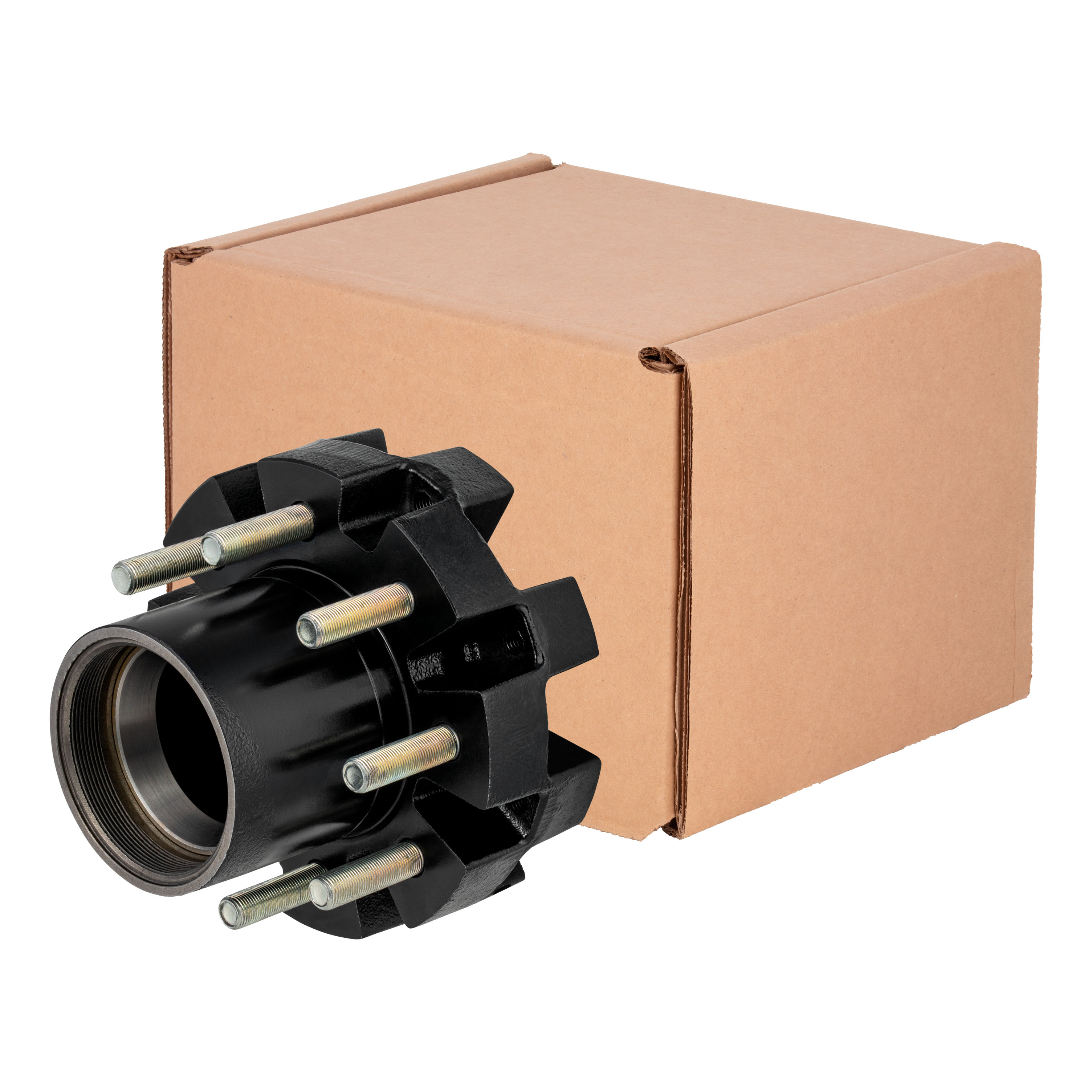 Lippert Threaded Trailer Idler Hub - 12K, 8 on 6-1/2", 16-17-1/2" Wheel Size, 5/8" Studs 2024029112 thumbnail 0