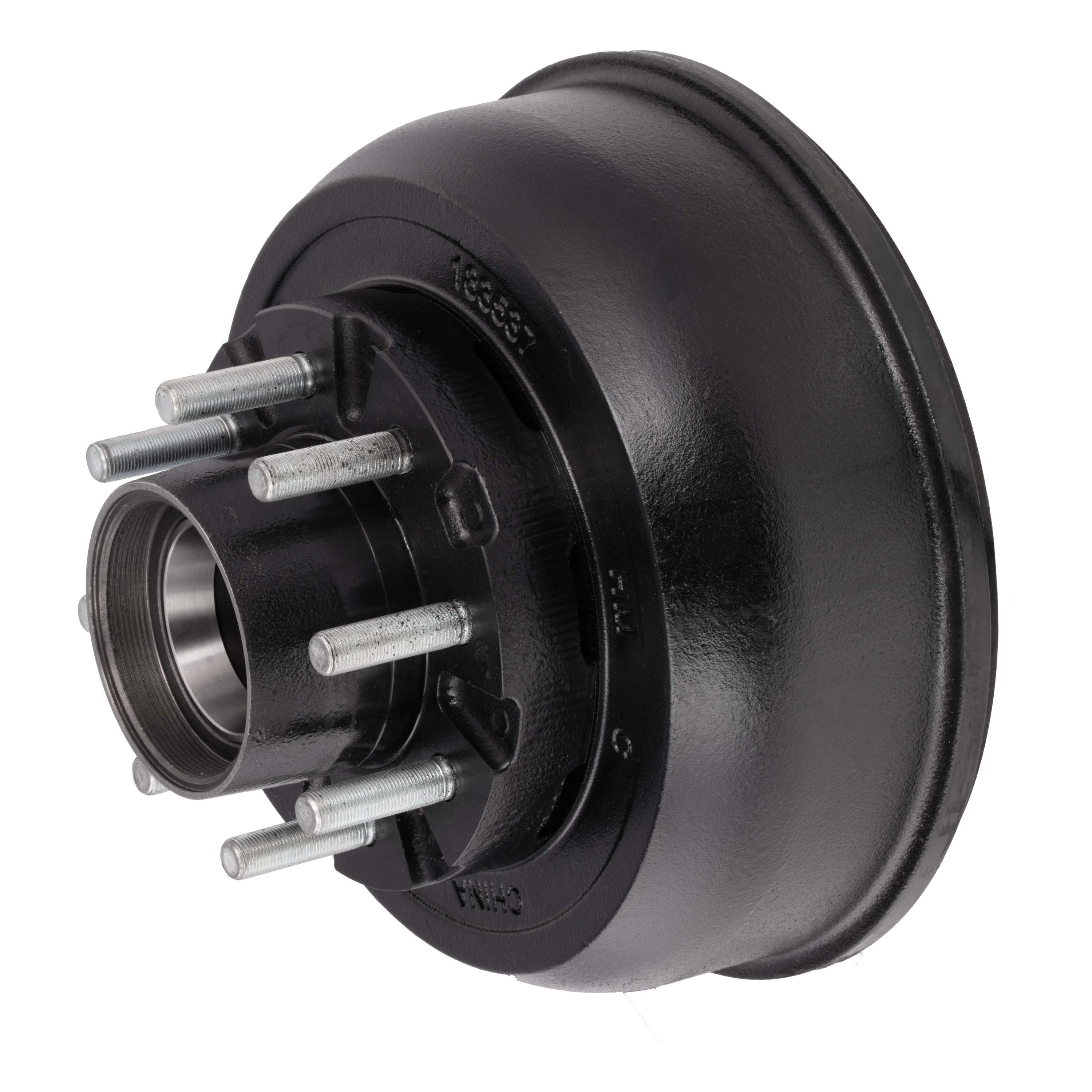 Lippert Thread Brake Hub - Short, 10K-lb 8 on 6-1/2", 16-17-1/2" Wheels, 5/8" Studs, Oil 791400 thumbnail 0