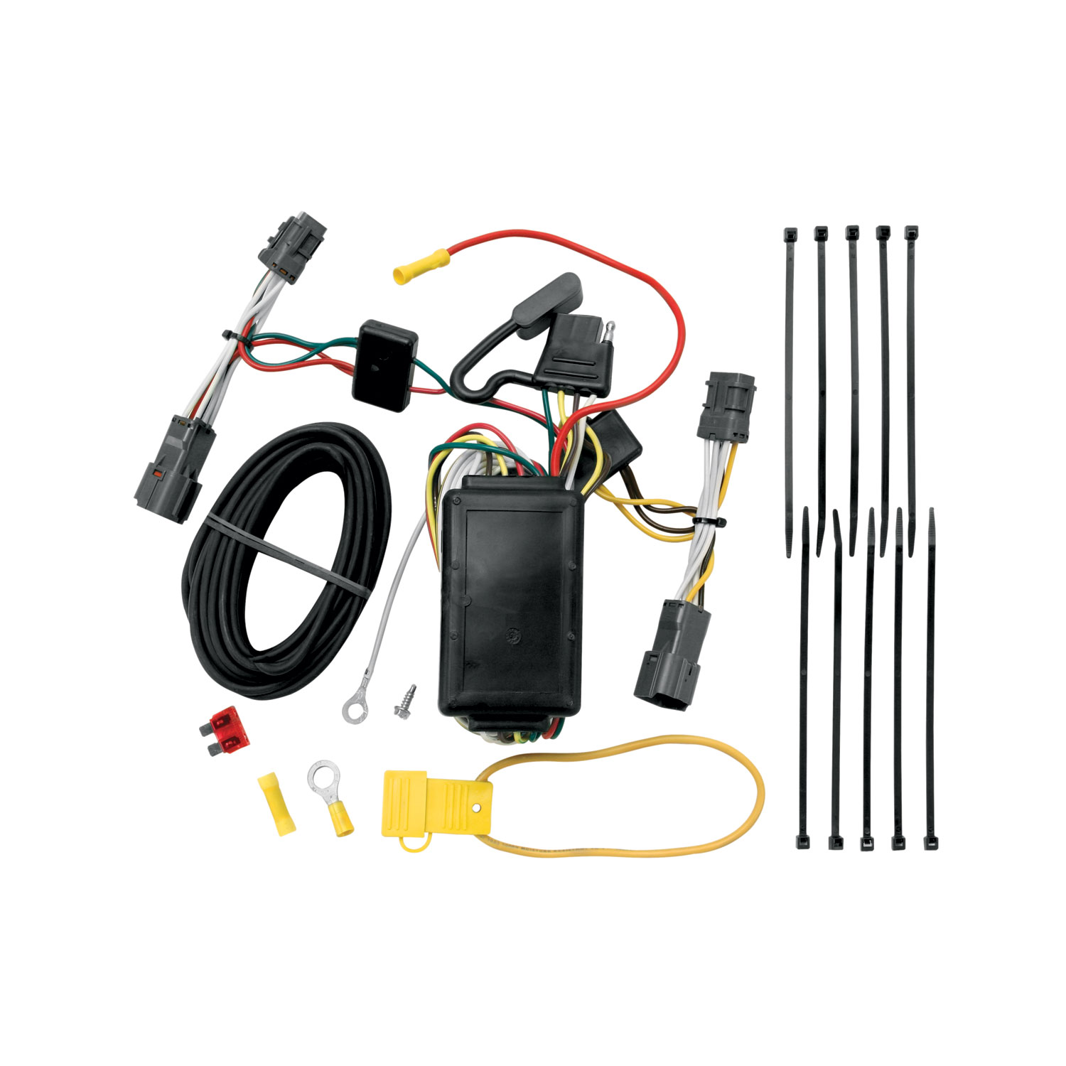 2006-2012 KIA Sedona 118.9" Wheelbase Draw-tite Class 3 Trailer Hitch, 2 Inch Square Receiver Bundle w/ Plug-n-Play T-One Wiring Harness thumbnail 1