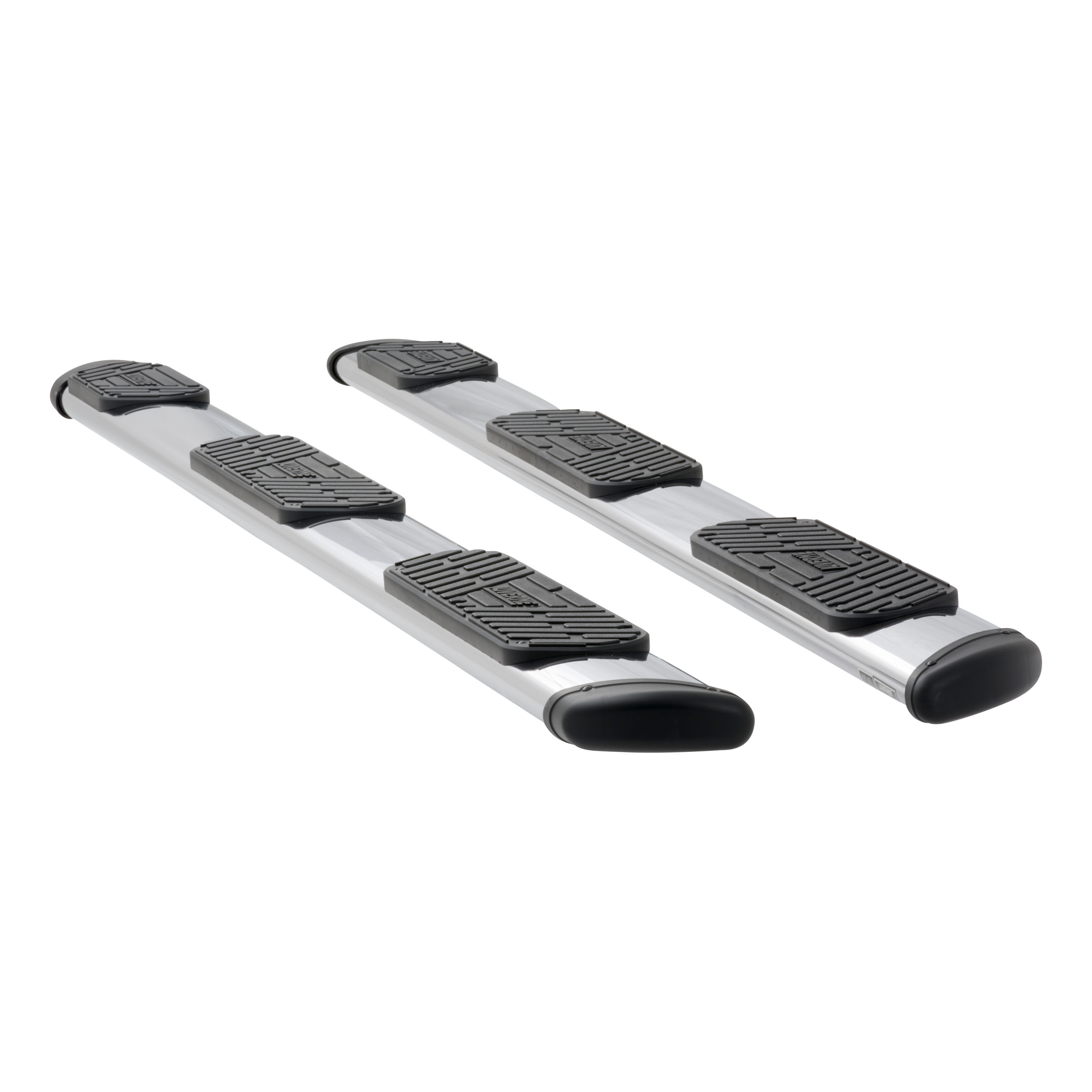 LUVERNE Regal 7 Polished Stainless 114" Oval Side Steps (No Brackets) 477114 thumbnail 0