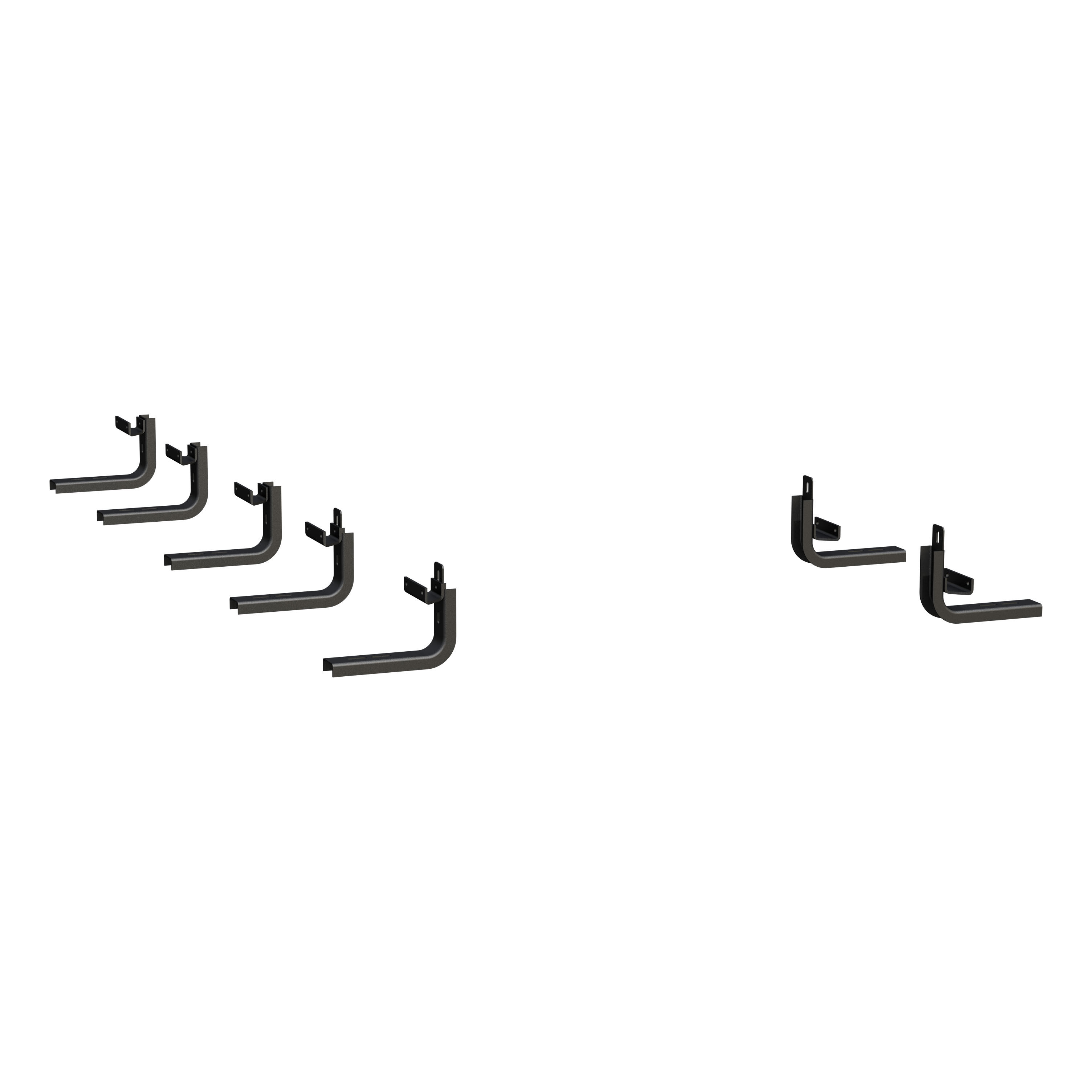 LUVERNE O-Mega II 6" x 36", 100" Black Aluminum Side Steps, Select Sprinter 2500, 3500 584100-570744 thumbnail 1