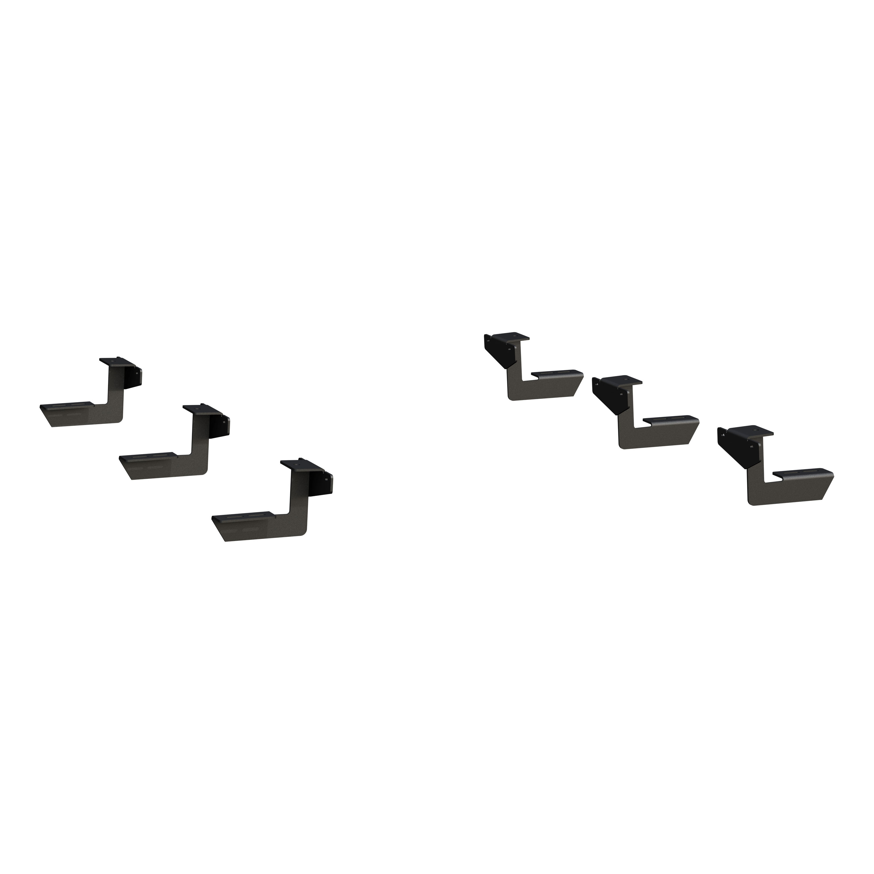 LUVERNE O-Mega II 6" x 72" Black Aluminum Side Steps, Select Jeep Grand Cherokee 584072-571134 thumbnail 1