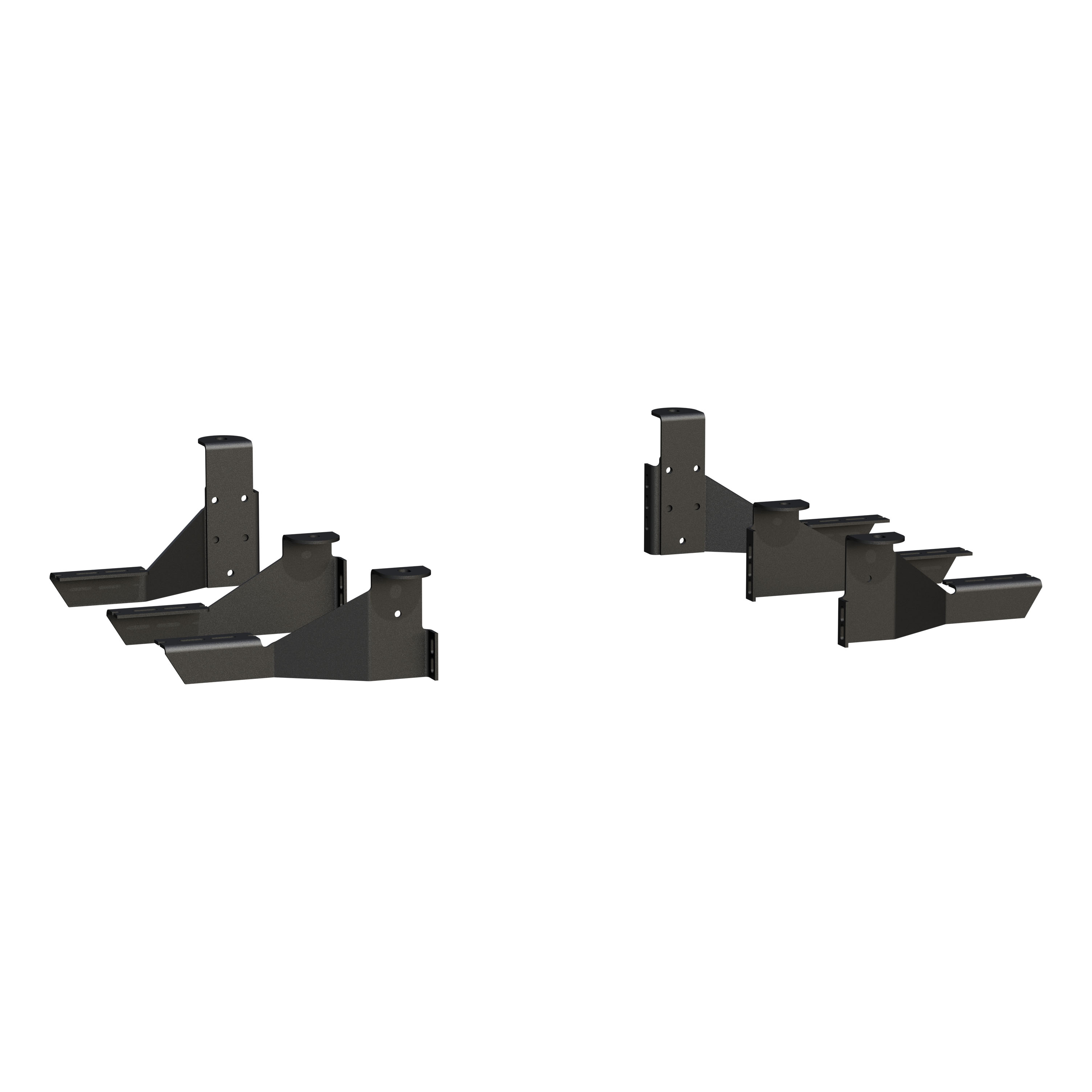 LUVERNE O-Mega II 6" x 78" Black Aluminum Side Steps, Select Silverado, Sierra 584078-571113 thumbnail 1