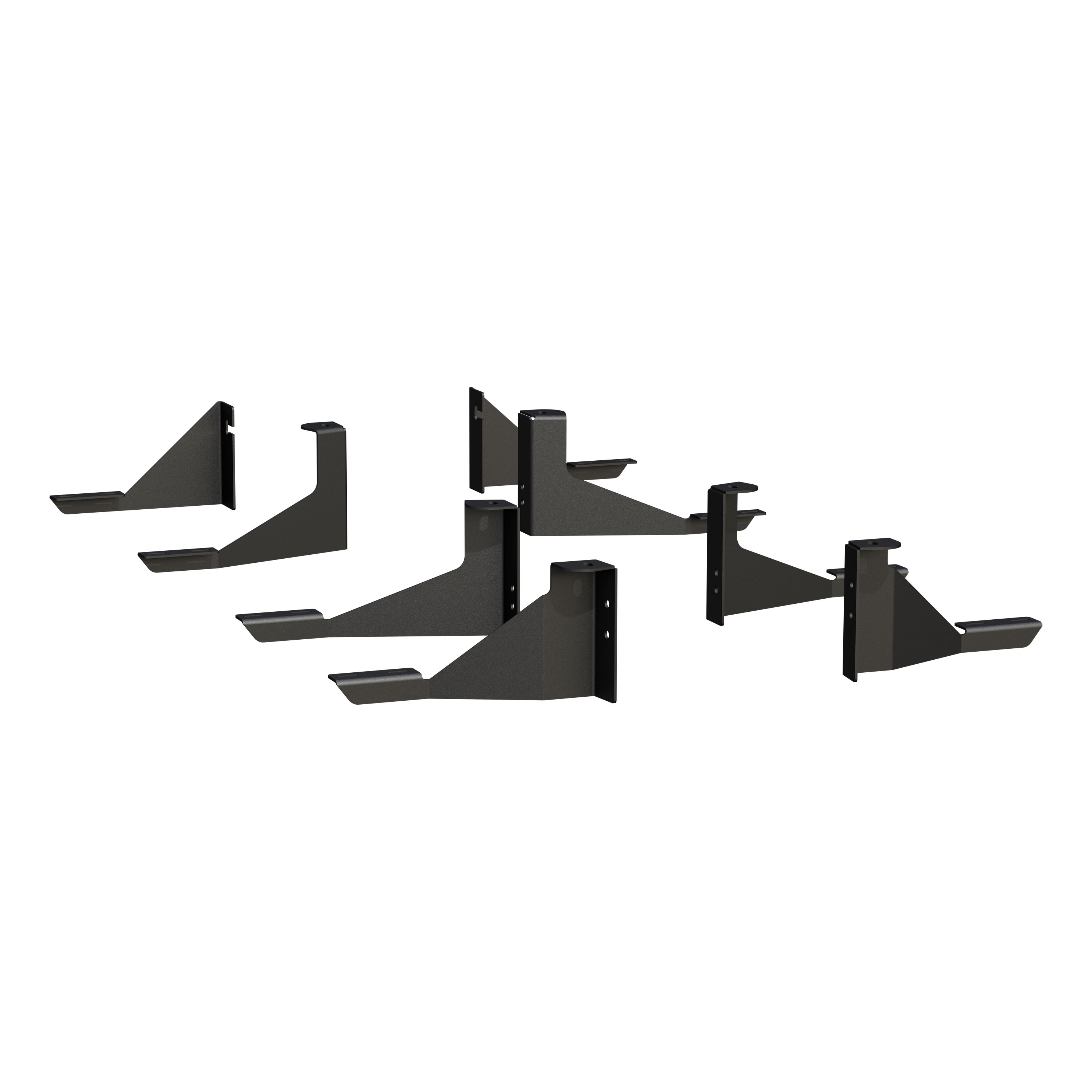 LUVERNE O-Mega II 6" x 114" Black Aluminum Side Steps, Select Express, Savana 2500, 3500 584114-571346 thumbnail 1