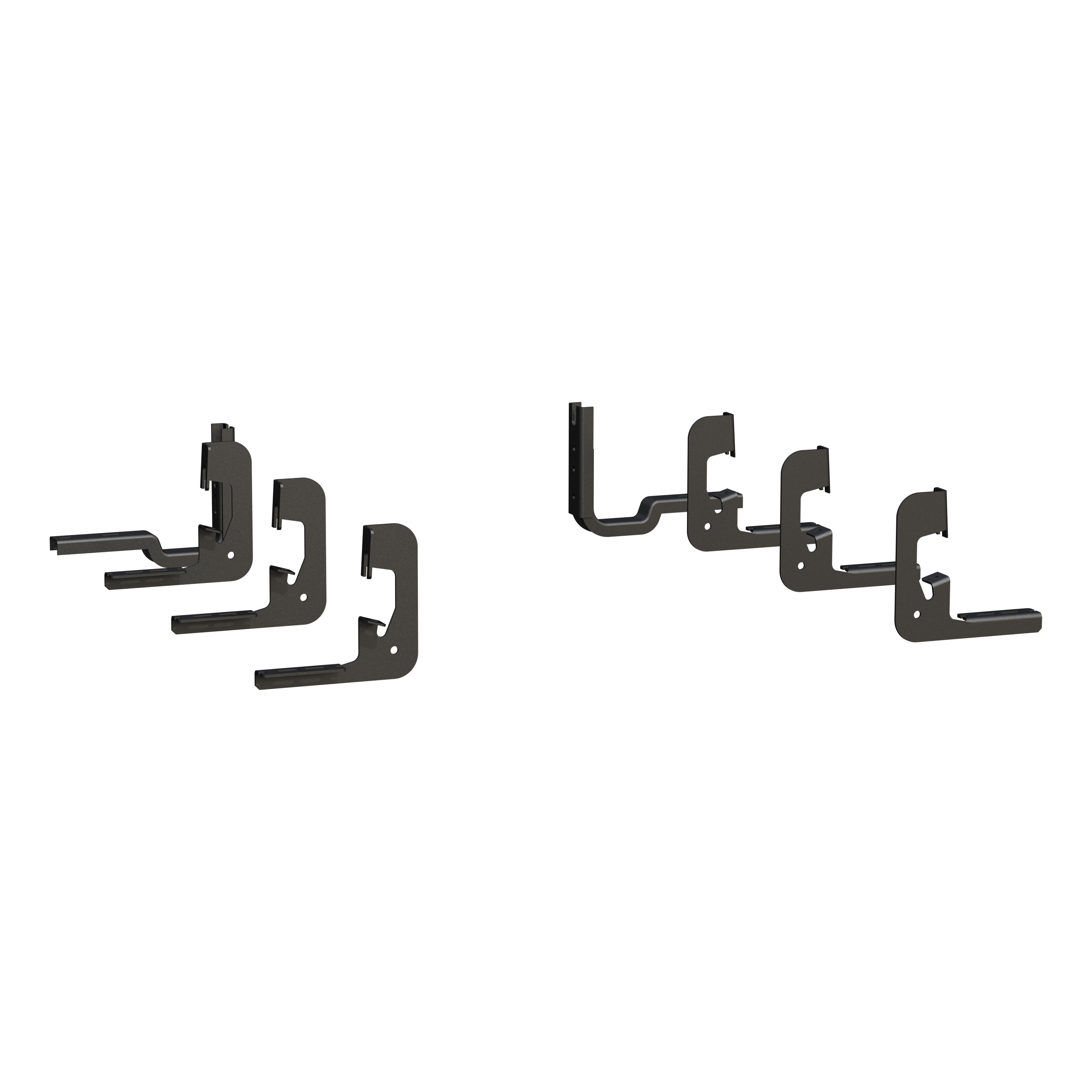 LUVERNE O-Mega II 6" x 125" Black Aluminum W2W Steps, Select Silverado, Sierra HD 584125-570717 thumbnail 1