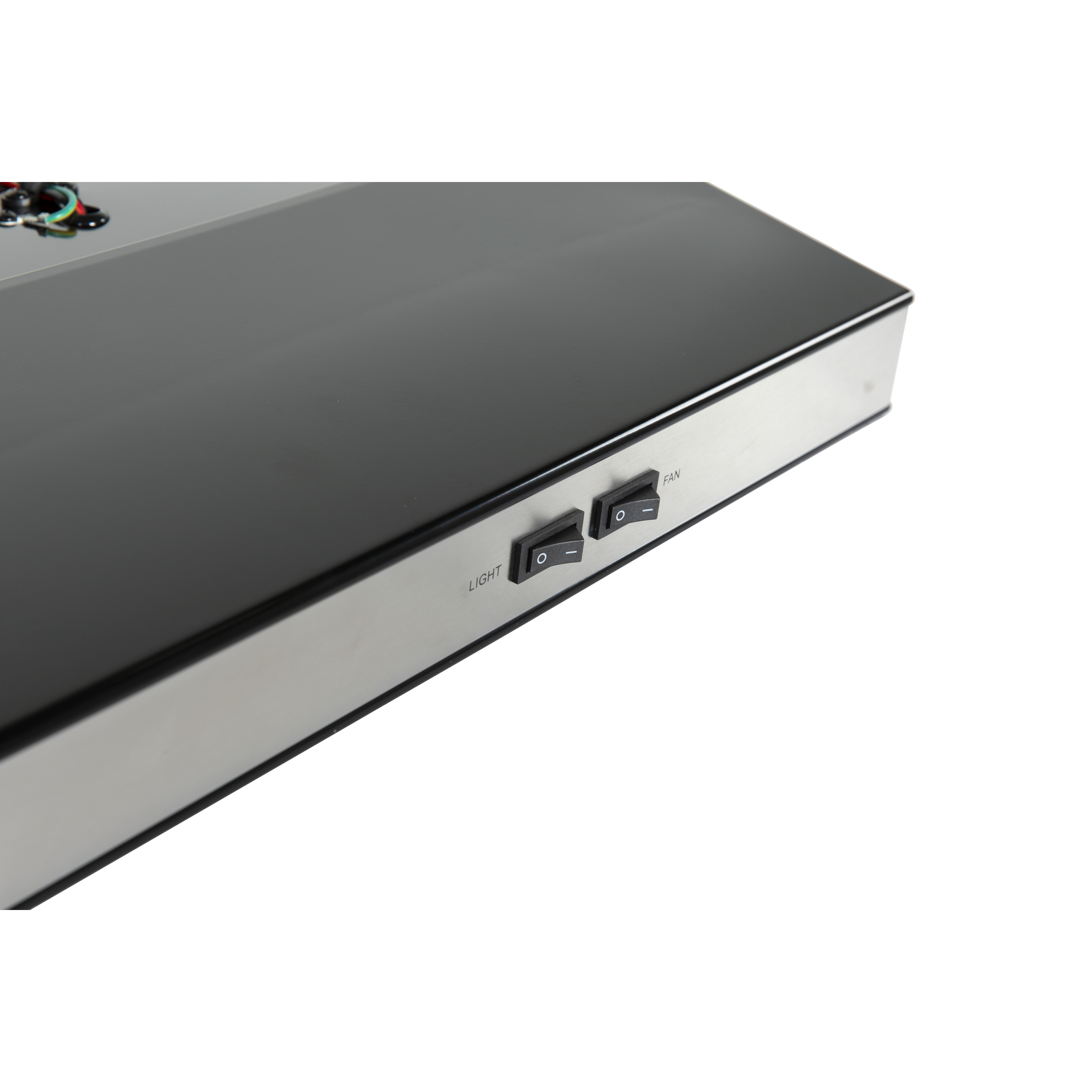 Greystone 22 Inch 12 Volt Black with Stainless Steel Front Range Hood #CXW-30-CZ02 thumbnail 2
