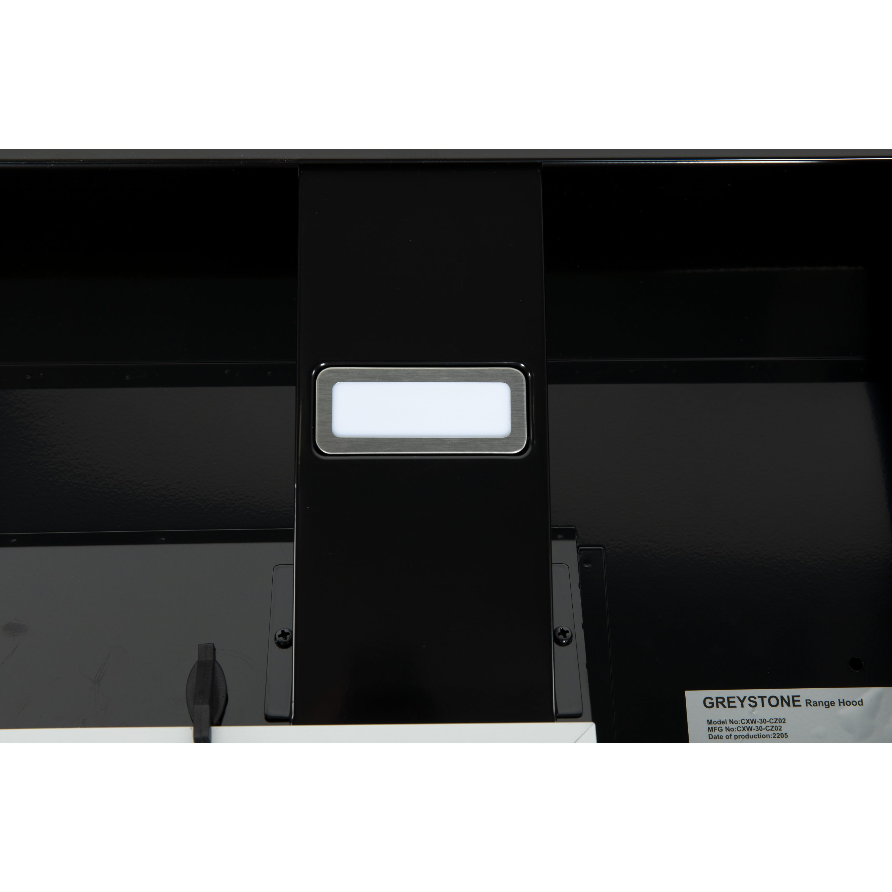 Greystone 22 Inch 12 Volt Black with Stainless Steel Front Range Hood #CXW-30-CZ02 thumbnail 3