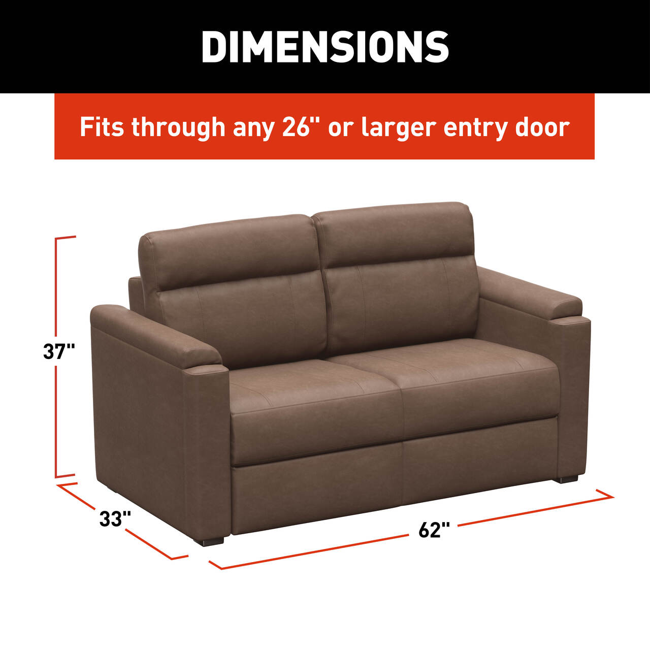 Thomas Payne Signature Thomas Payne® Signature Heritage Series RV Clickback Sleeper Sofa - 62" Satula #2024044221 thumbnail 5