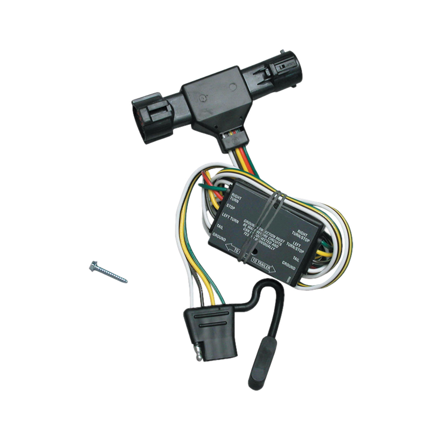 1994-1997 Mazda B2300 Draw-tite Class 3 Trailer Hitch, 2 Inch Square Receiver Bundle w/ Plug-n-Play T-One Wiring Harness thumbnail 1
