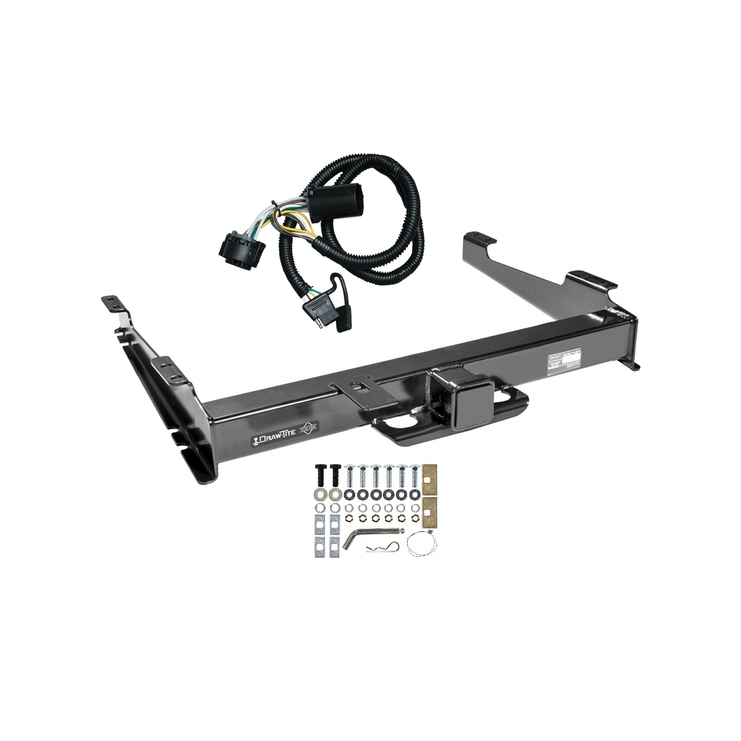2000-2002 GMC Yukon XL 2500 Draw-tite Titan Class 5 Trailer Hitch, 2-1/2 Inch Square Receiver Bundle w/ Plug-n-Play T-One Wiring Harness thumbnail 0