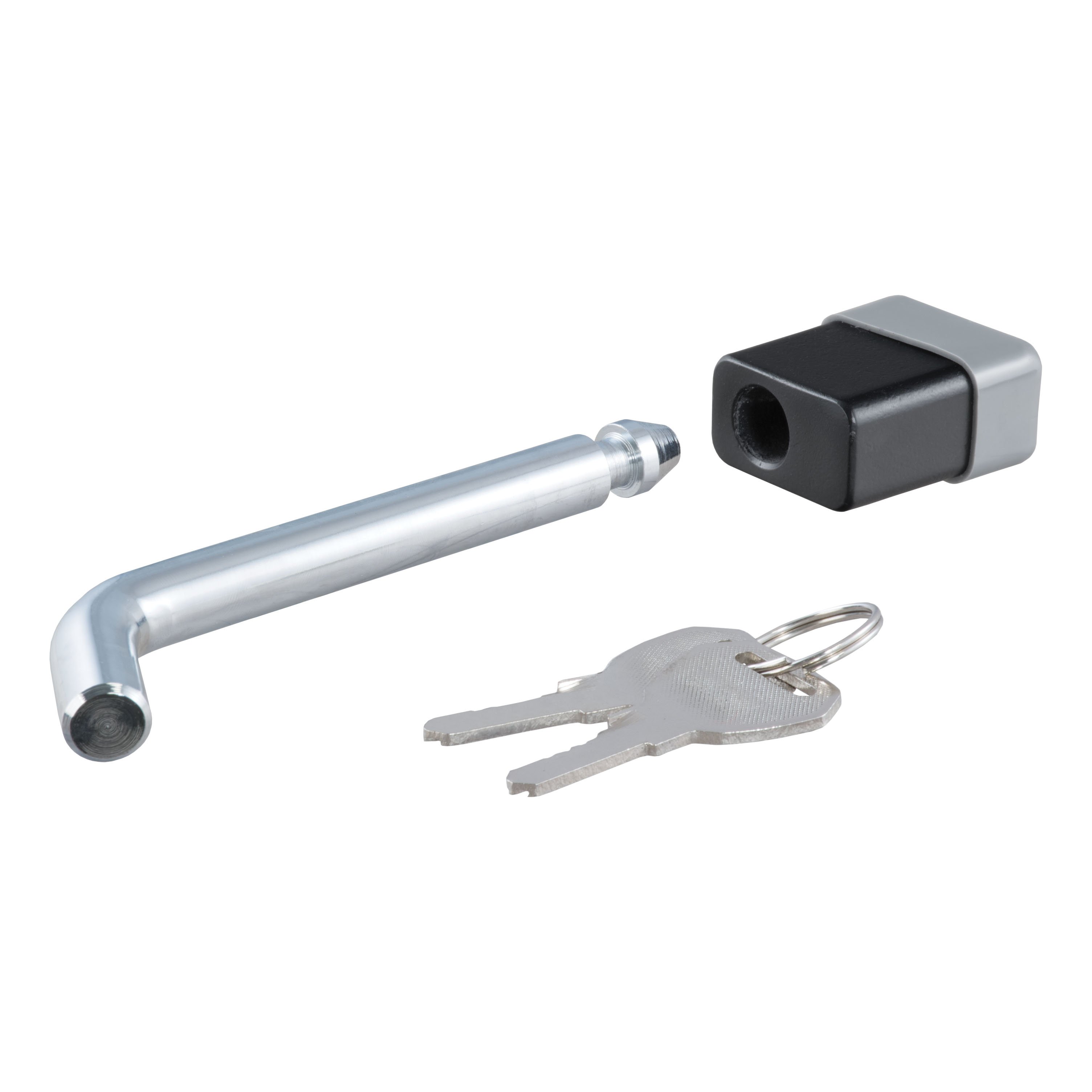 CURT 23021-KA Trailer Hitch Lock, 5/8-Inch Pin Diameter, Fits 2, 2-1/2 or 3-Inch Receiver, Keyed Alike thumbnail 0