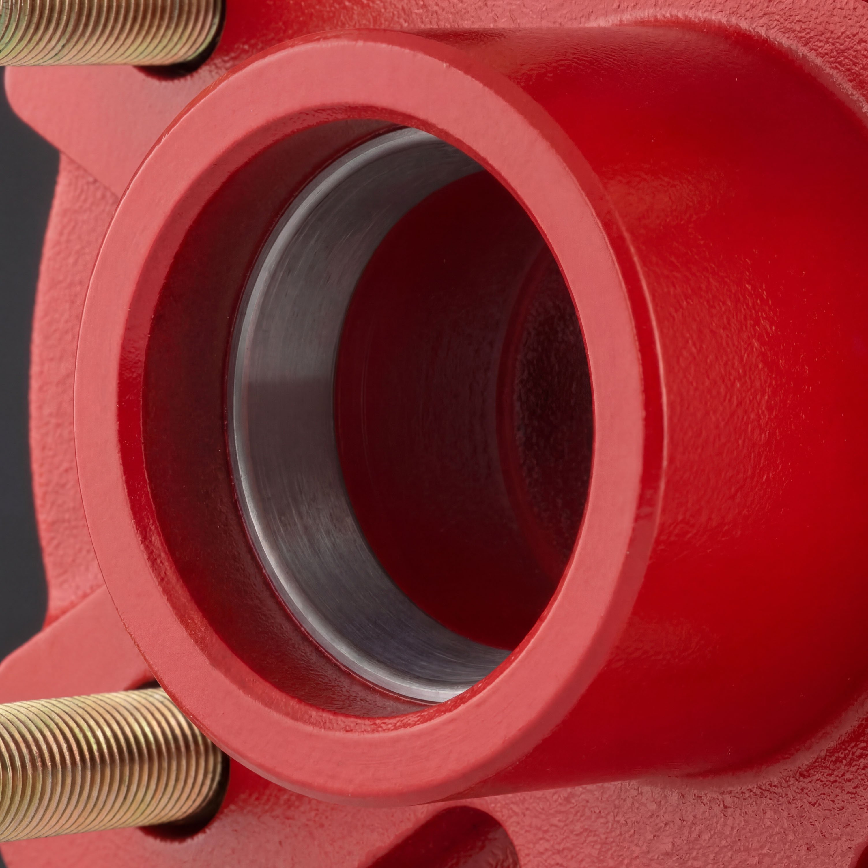 Lippert 2025077657 ABS 10" Red Brake Hub, 4,400-lb Axles, 6 on 5-1/2" Bolt Pattern, 1/2" Studs, Races & Wheel Studs Included thumbnail 3