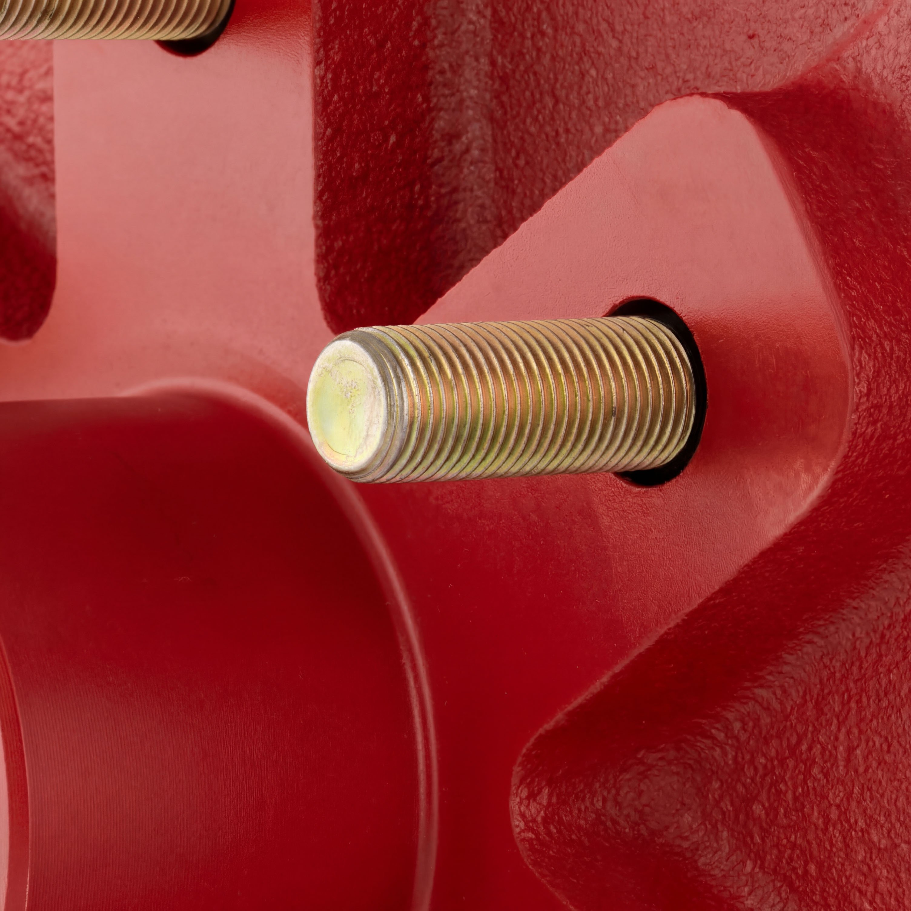 Lippert 2025077657 ABS 10" Red Brake Hub, 4,400-lb Axles, 6 on 5-1/2" Bolt Pattern, 1/2" Studs, Races & Wheel Studs Included thumbnail 4