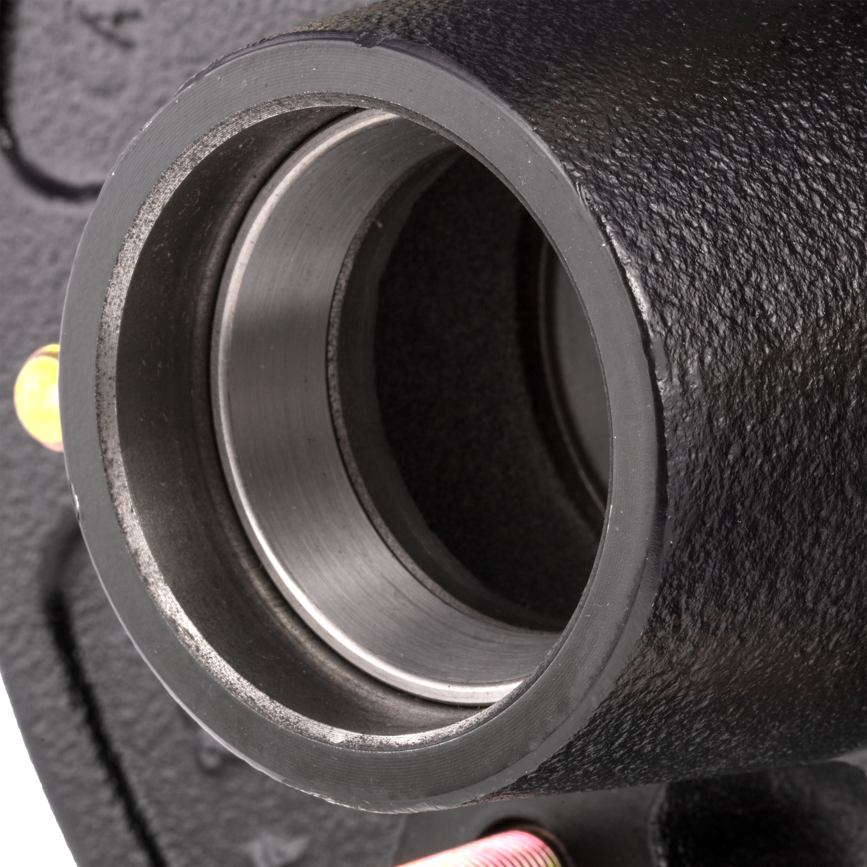 Lippert 2025077659 ABS 12" Black Brake Hub, 6,000-lb Axles, 6 on 5-1/2" Bolt Pattern, 1/2" Studs thumbnail 4