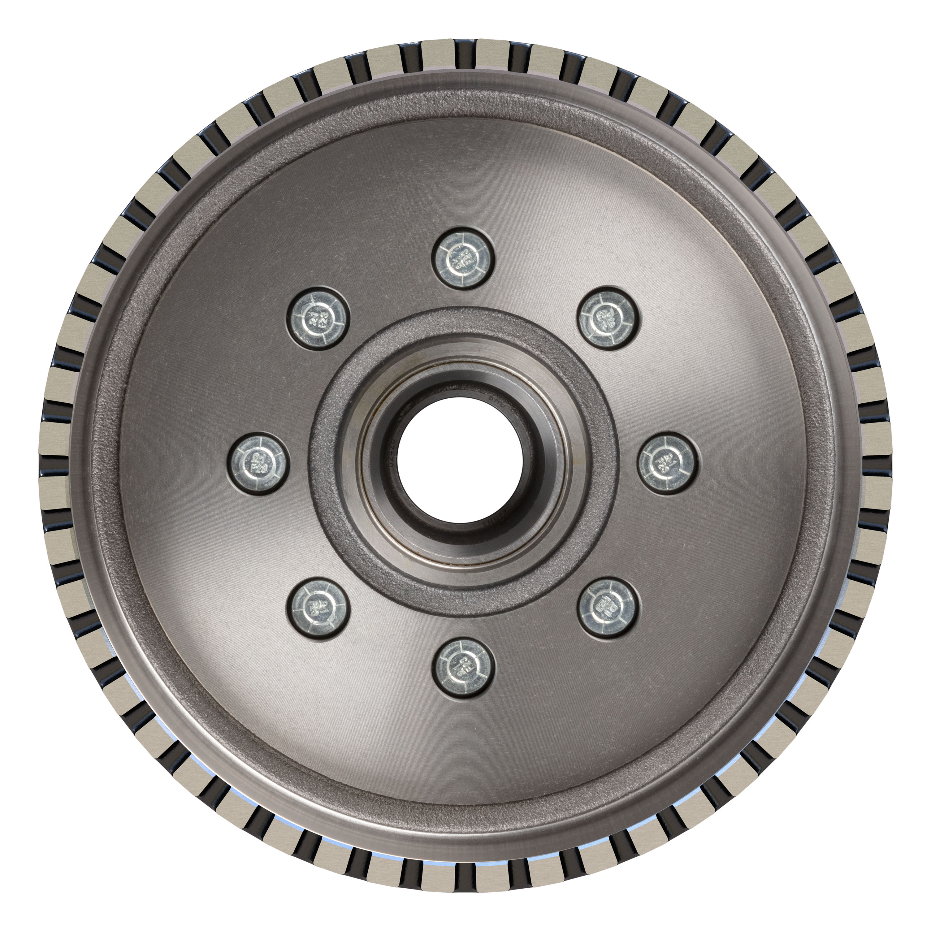 Lippert 8,000-lb. ABS 12" Black Hybrid Threaded Brake Hub Assembly, 8 on 6-1/2" Bolt Pattern, 9/16" Studs - 2025077674 thumbnail 3