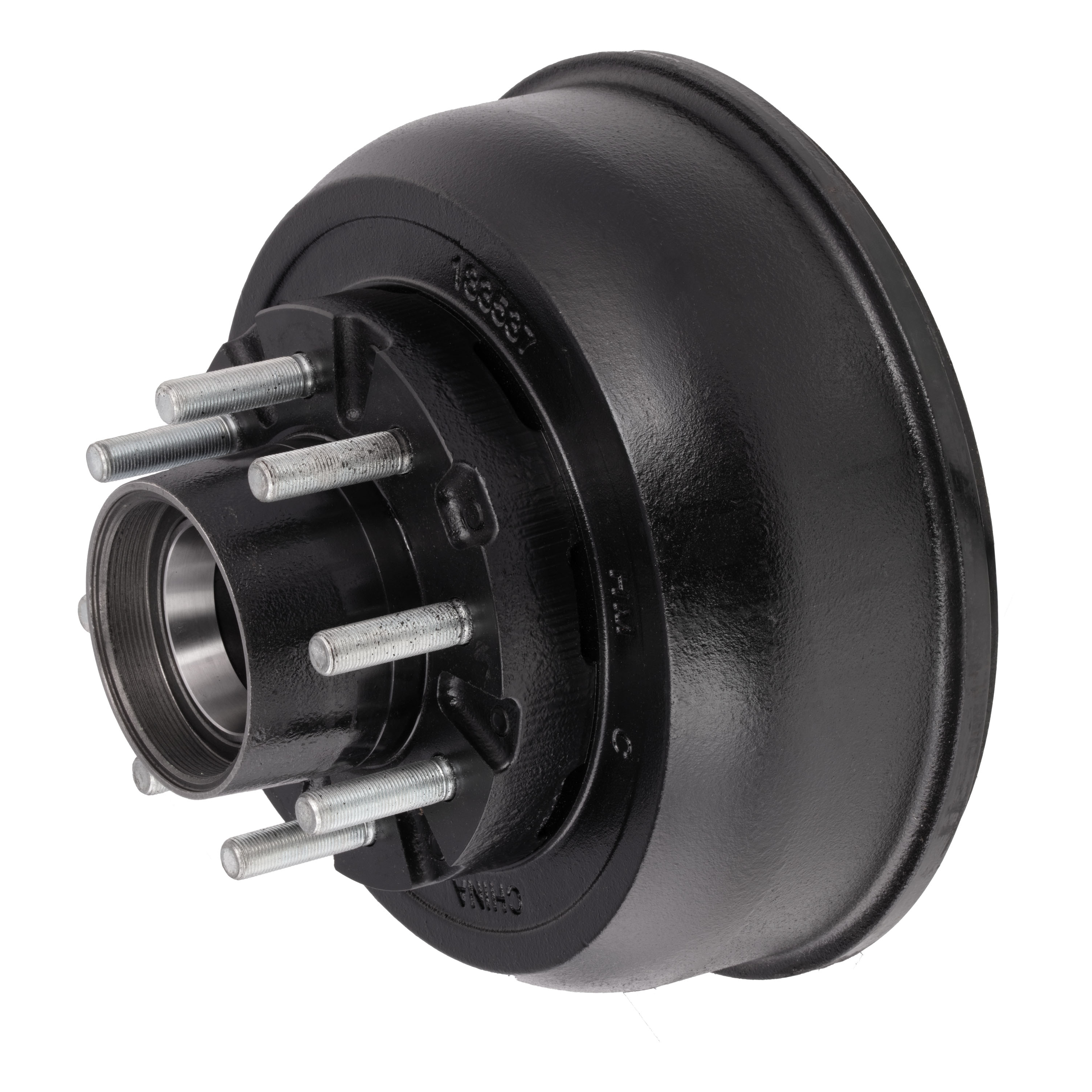 Lippert 2025077682 ABS 12-1/4" Brake Hub Assembly, 10K lb Axle, 8 on 6-1/2" Bolt Pattern, 5/8" Studs thumbnail 1
