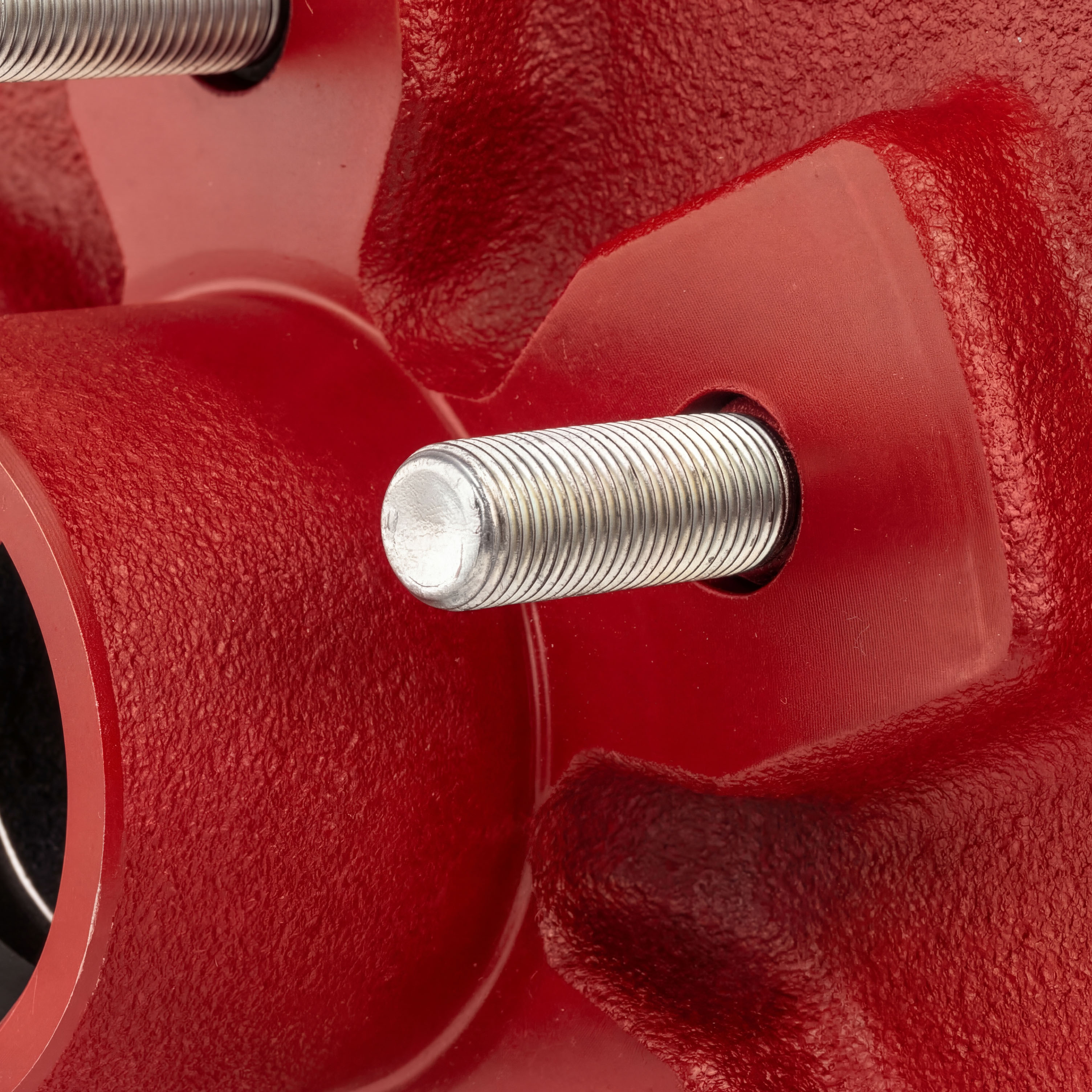 Lippert 2025077653 ABS 10" Red Brake Hub, 3,500-lb. Axle, 5 on 4-1/2" Bolt Pattern, 1/2" Stud, Races & Wheel Studs Included thumbnail 5